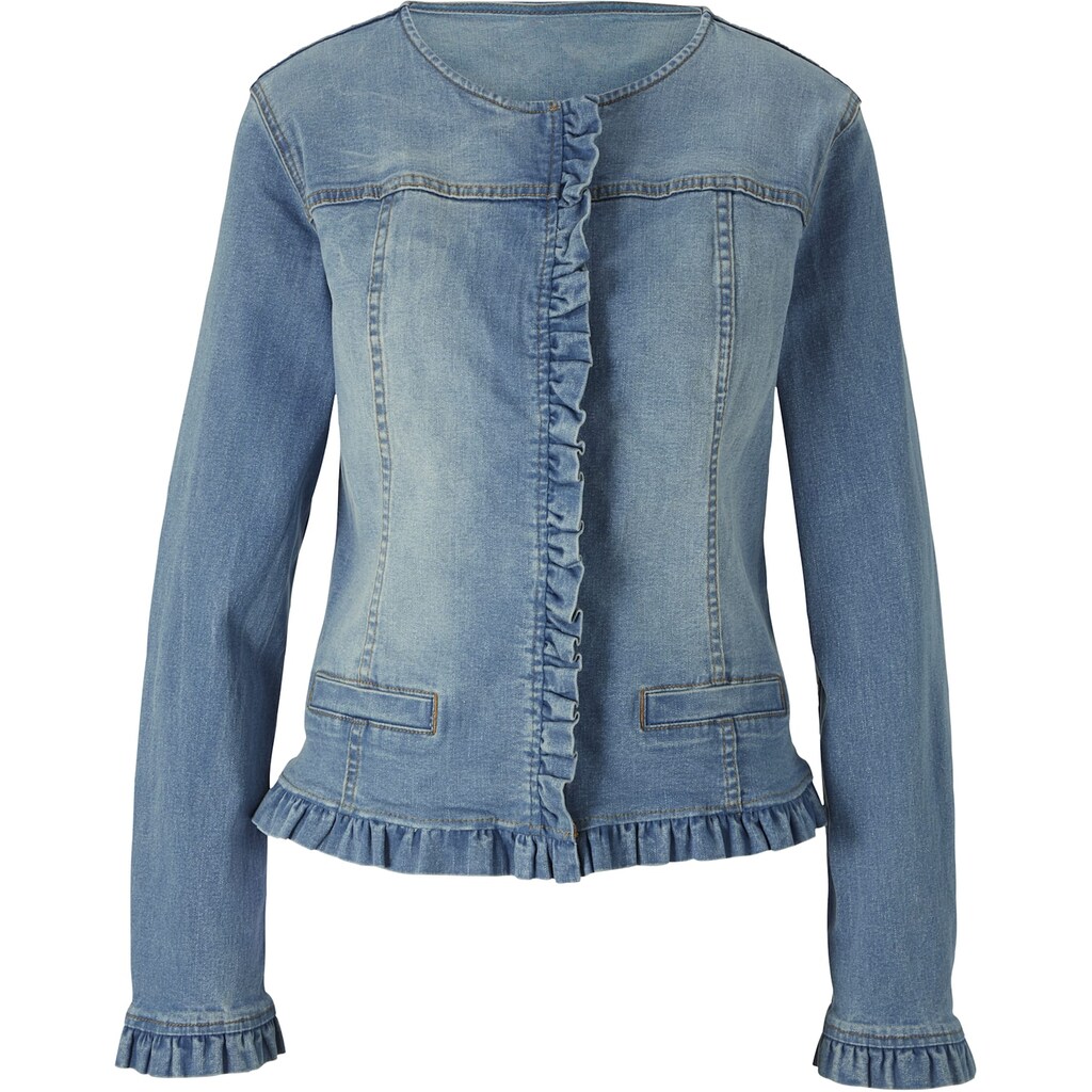 LINEA TESINI by heine Jeansjacke, ohne Kapuze