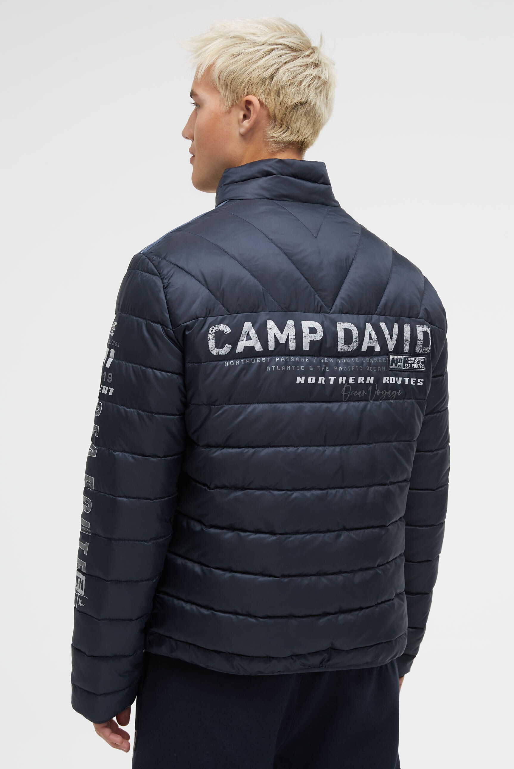 CAMP DAVID Outdoorjacke, ohne Kapuze, mit Windfangleiste