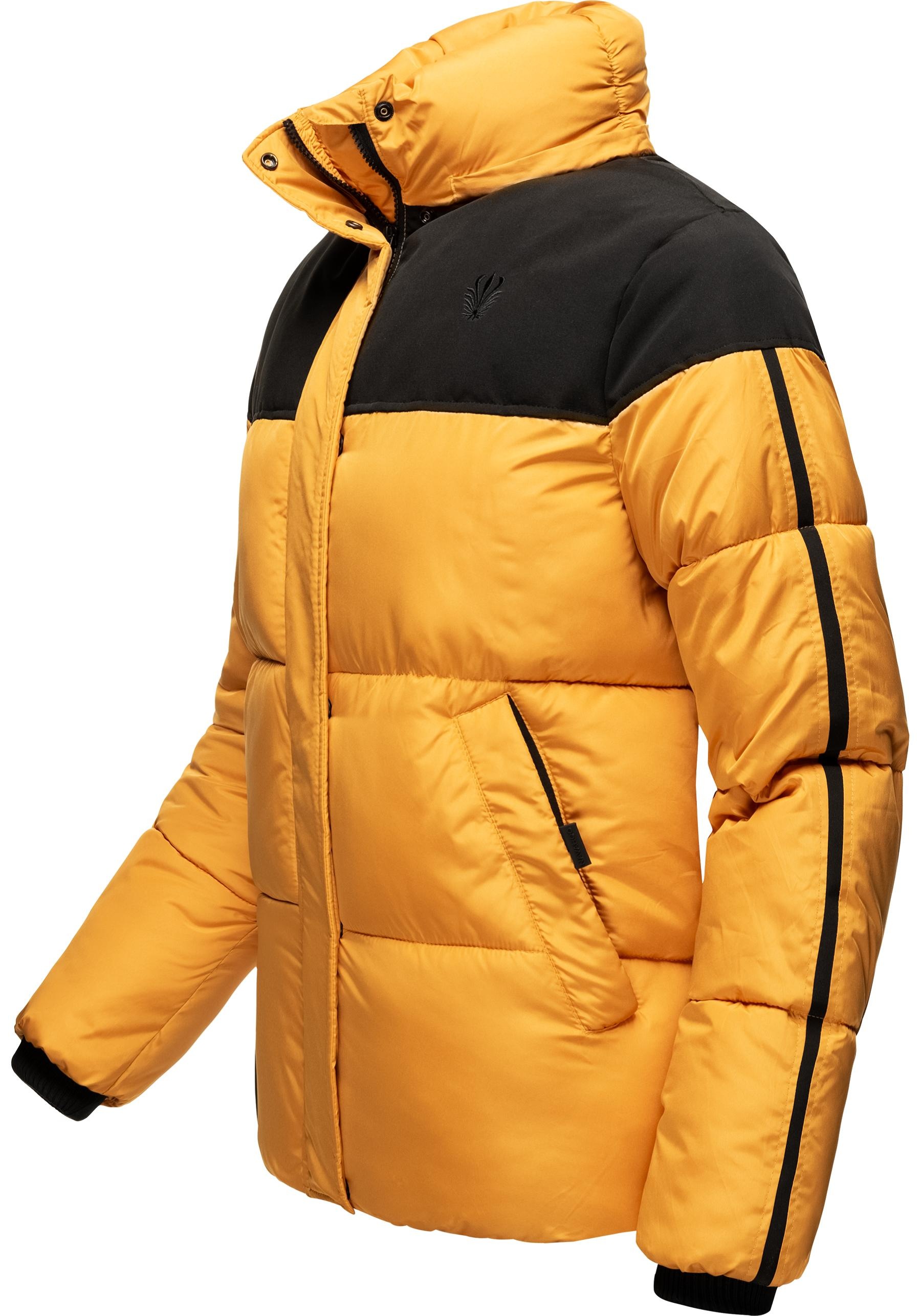 Navahoo Winterjacke »Sarafina«, mit Kapuze, Oversize Steppjacke mit abnehmbarer Kapuze