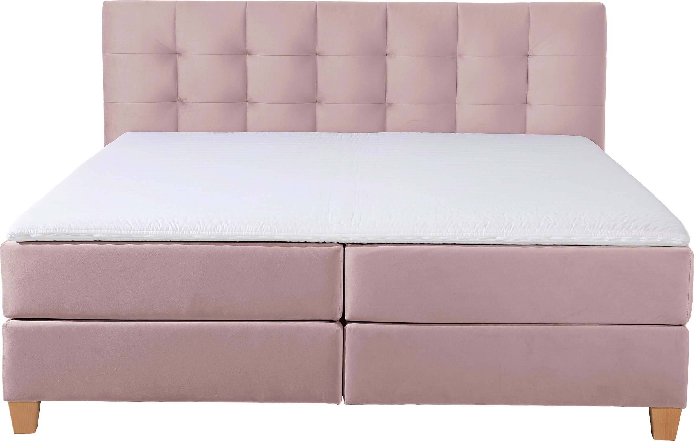 Home affaire Boxspringbett »Moulay«, inkl. Topper, in Überlänge 220 cm, 3 Härtegrade, auch in H4
