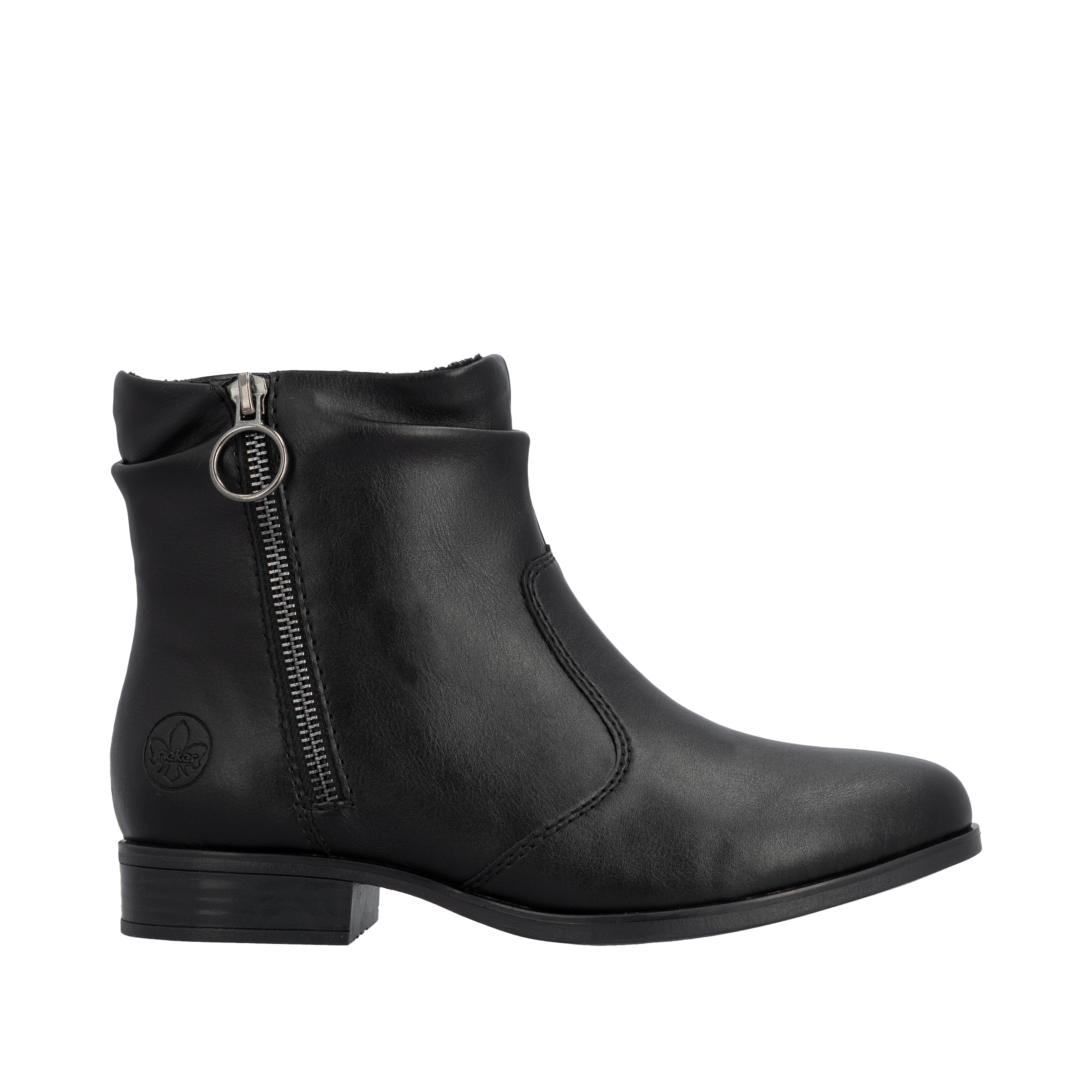 Rieker Stiefelette, Boots, Blockabsatz, mit Innenreißverschluss