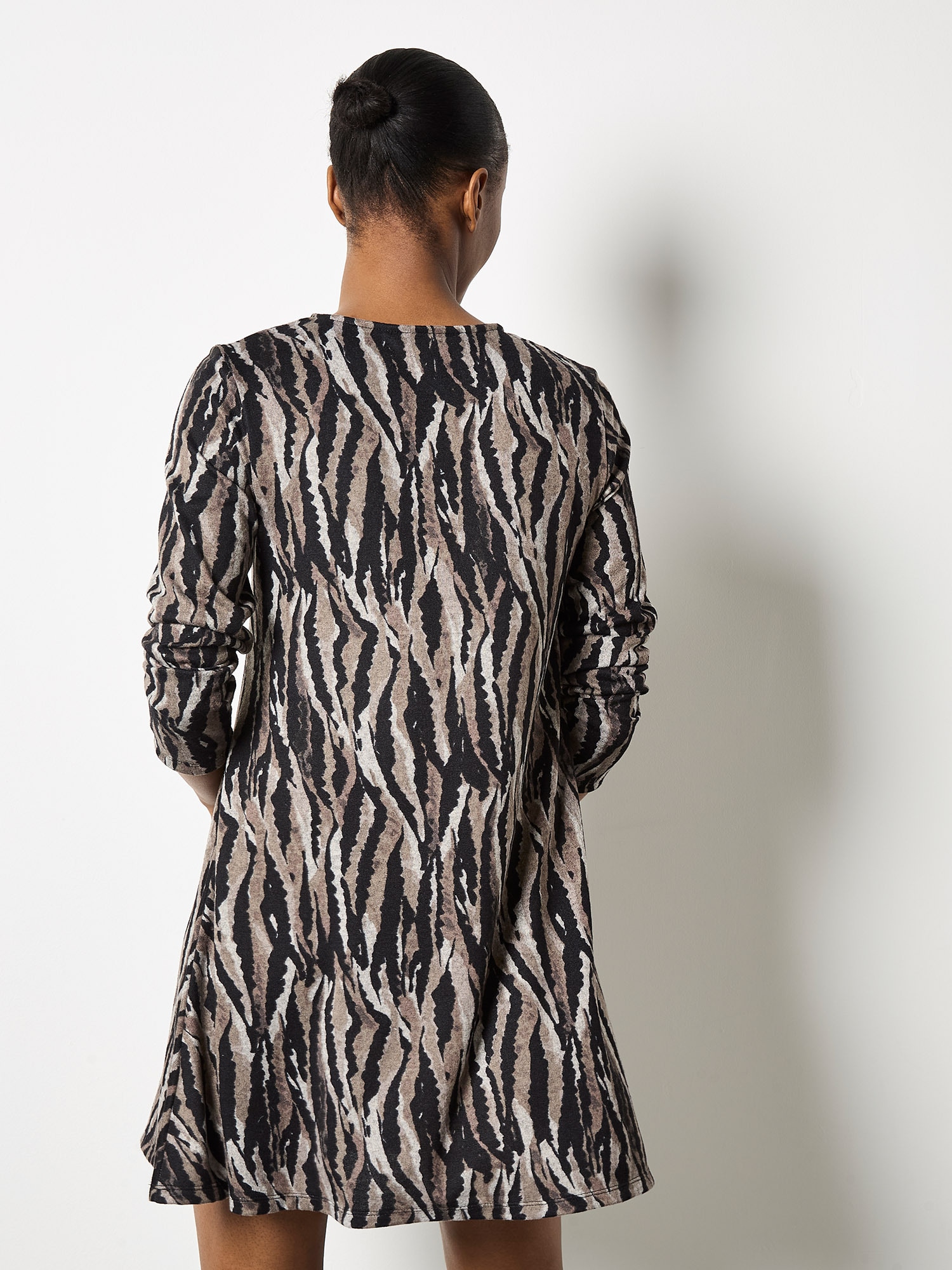 Apricot Minikleid »Minikleid« mit Zebramuster