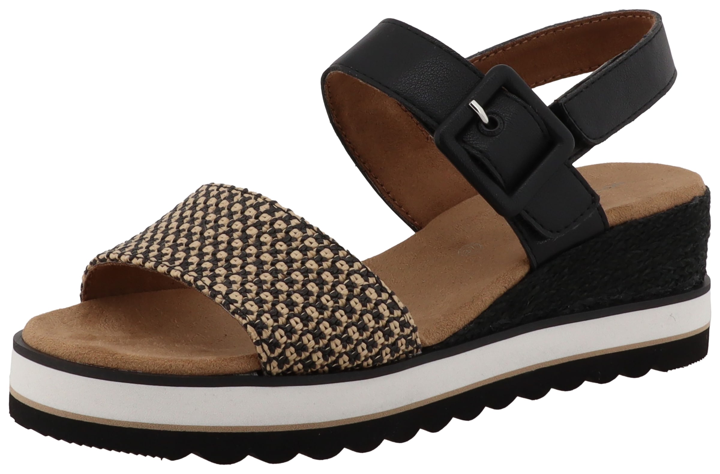 TOM TAILOR Keilsandalette "Sastra" Riemchensandale, Sommerschuh mit Kontras günstig online kaufen