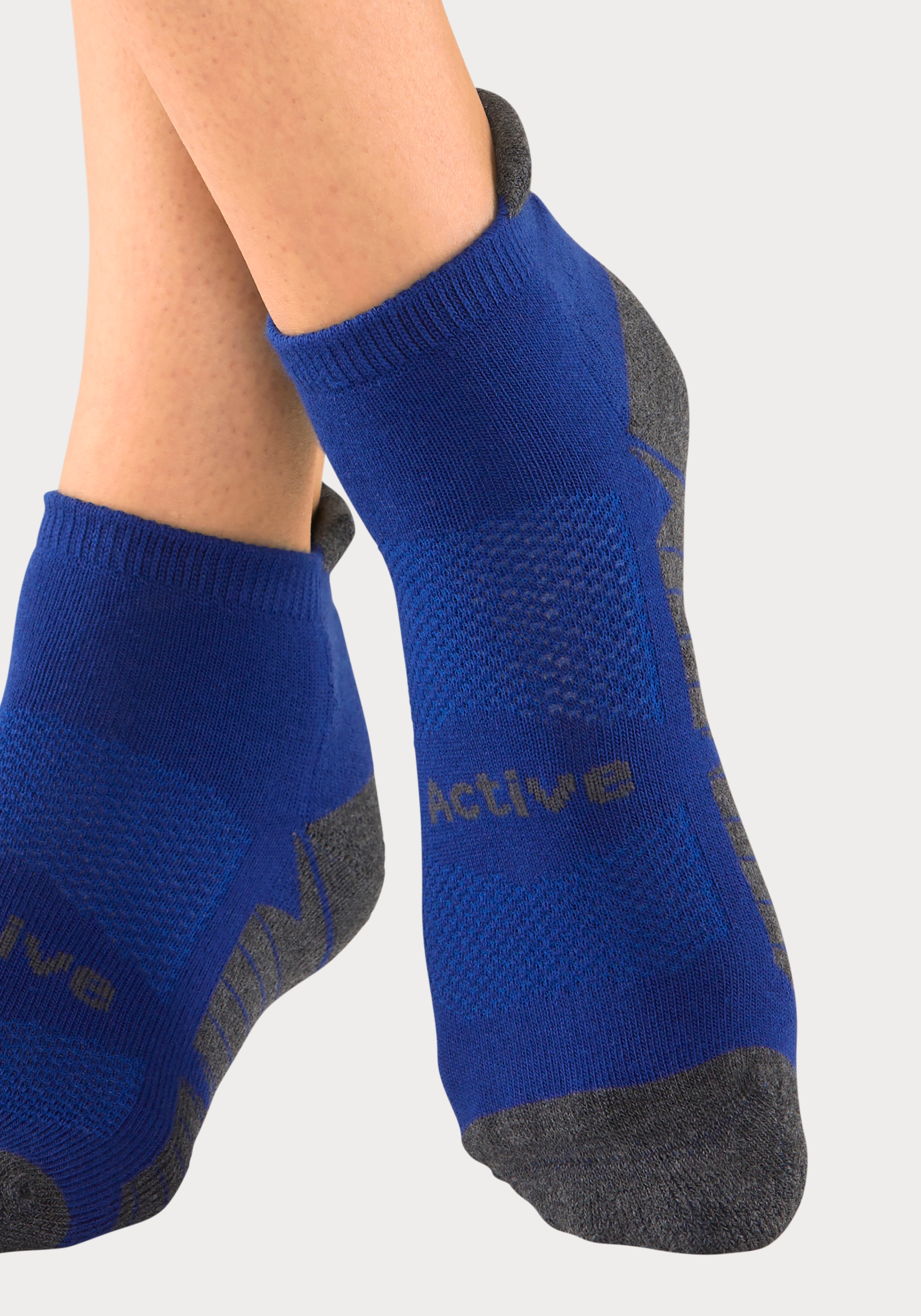 Thumbnail - LASCANA ACTIVE Sneakersocken Packung, 6 Paar tlg. mit weicher Frotteesohle