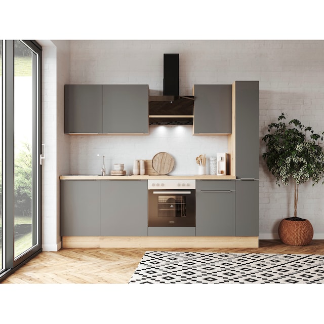 RESPEKTA Küchenzeile »Safado aus der Serie Marleen«, Breite 250 cm, mit Soft -Close | BAUR