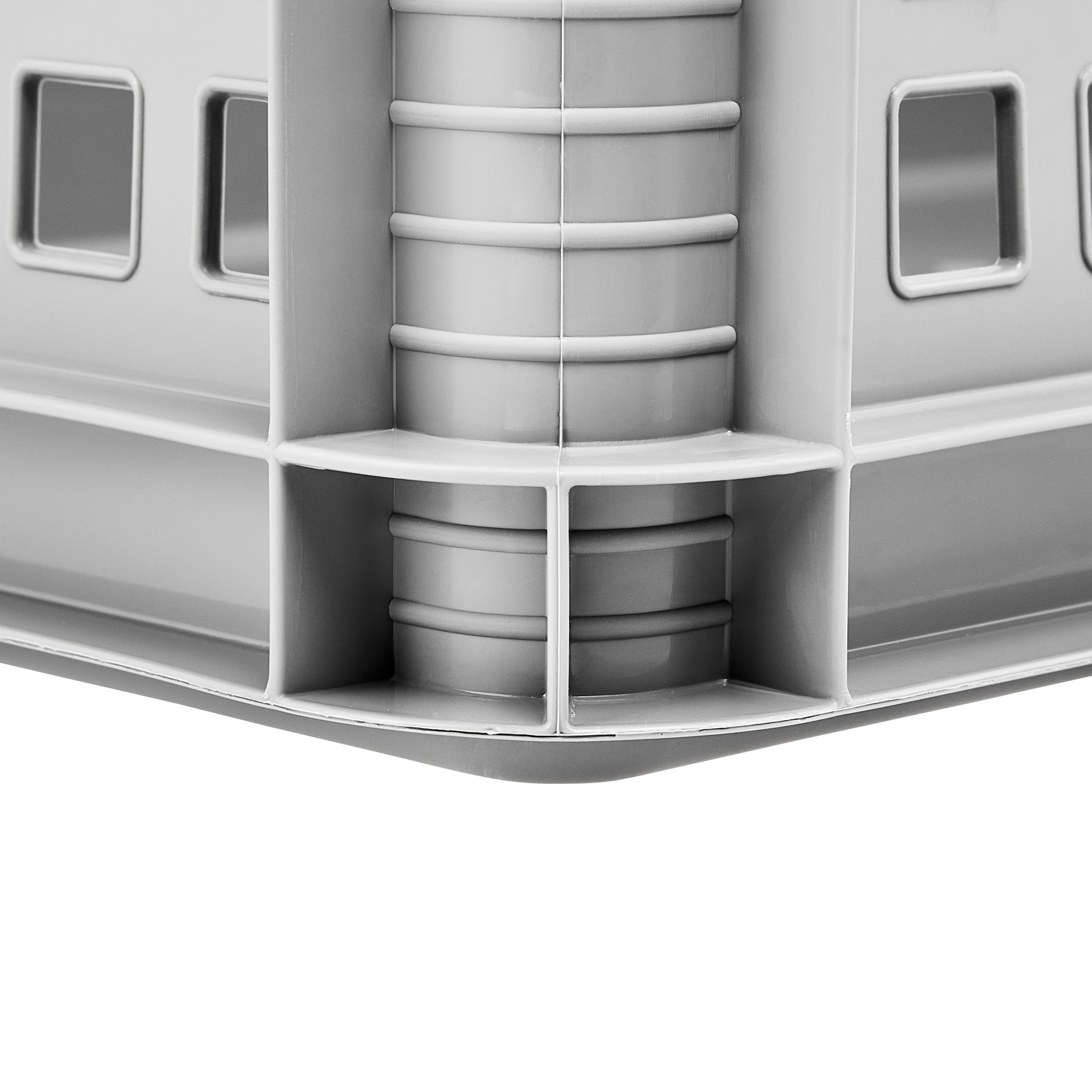 keeeper Transportbehälter »Transportkorb robert, 3er Set, 64 L, 60 x 40 x 32 cm« 40 cm breit 32 cm hoch 60 cm lang Set, 3 Stk. tlg. säure- und laugenbeständig, 60 kg Tragkraft