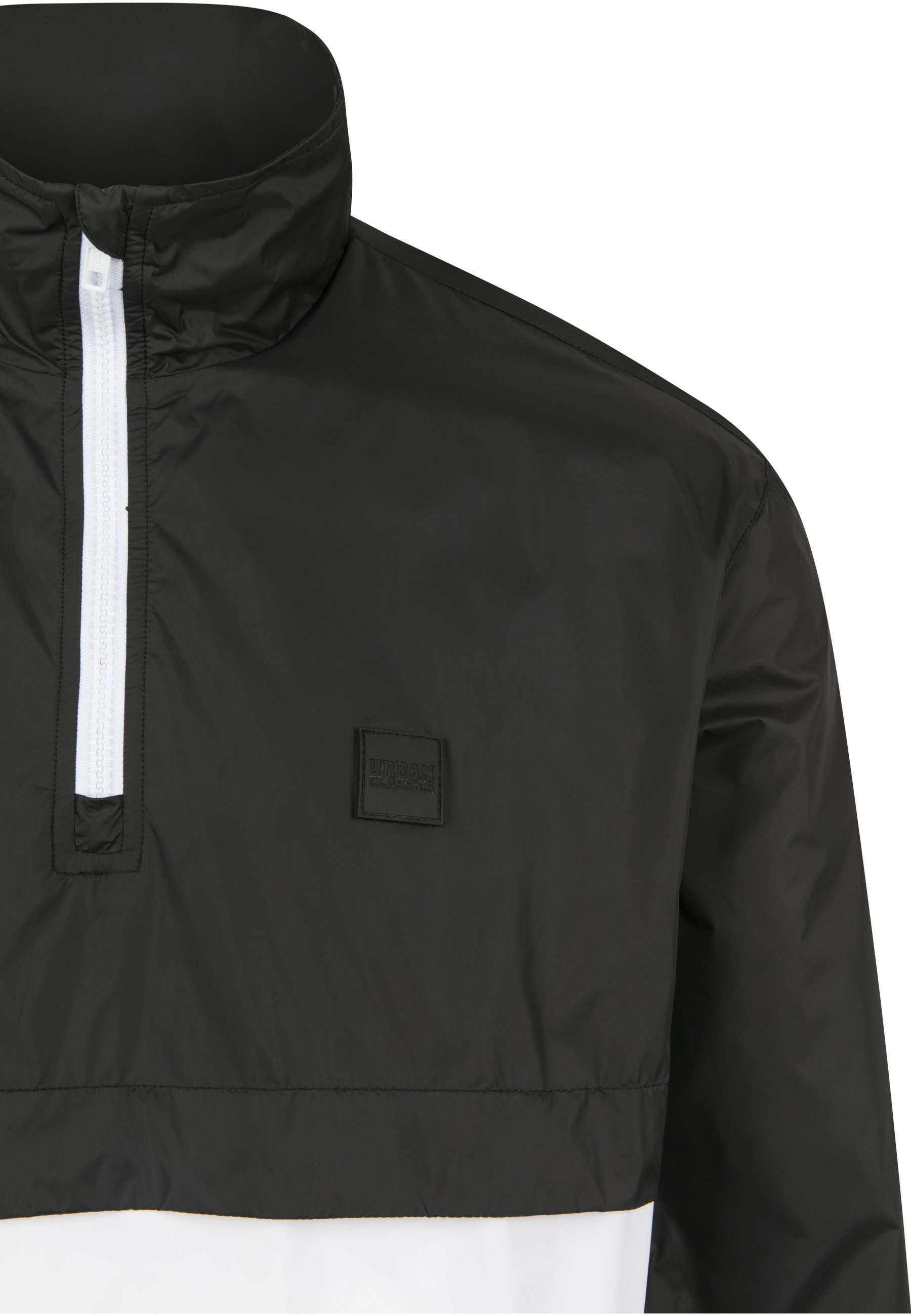 URBAN CLASSICS Langmantel »Urban Classics Herren Stand Up Collar Pull Over Jacket«