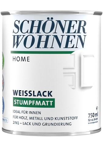 SCHÖNER WOHNEN-FARBE Gražus WOHNEN FARBE Weißlack »Home« 75...