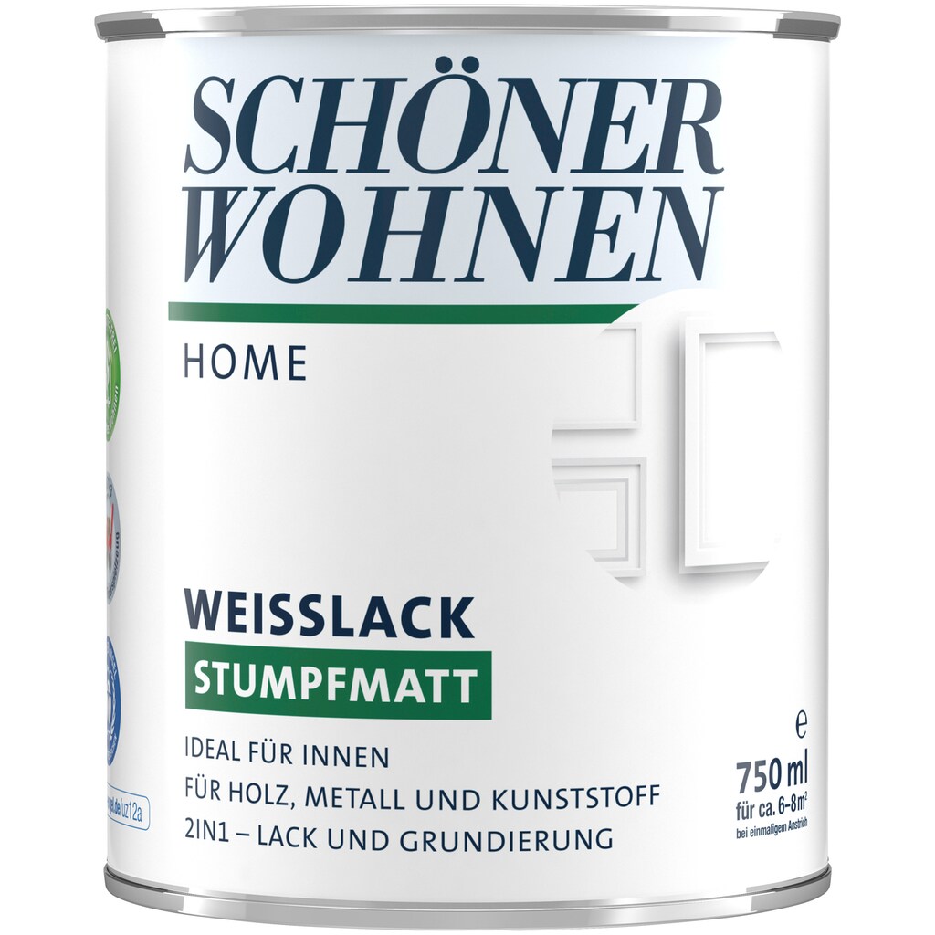 SCHÖNER WOHNEN FARBE Weißlack »Home«