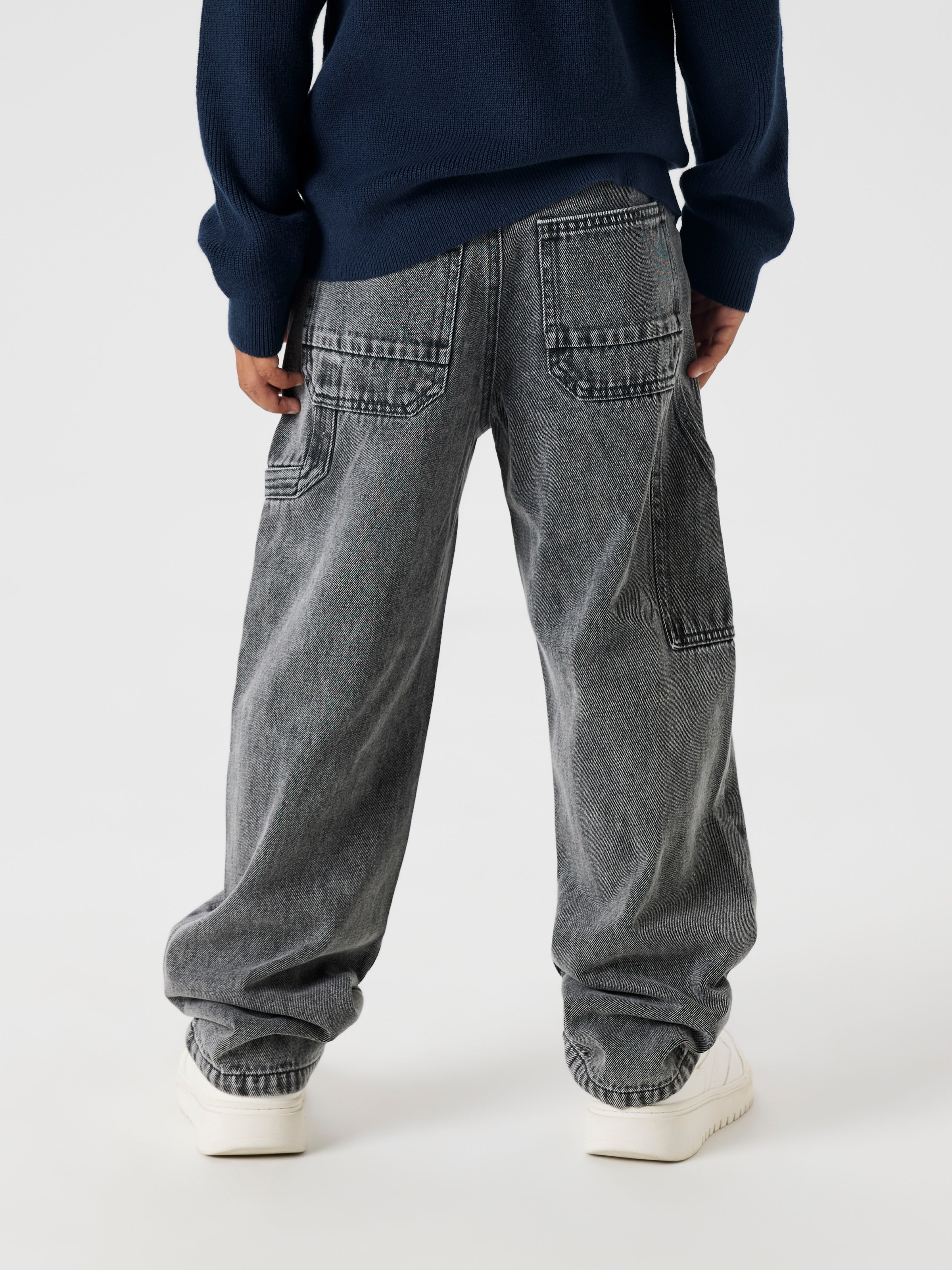 Thumbnail - Name It 5-Pocket-Jeans "NKMRYAN für Jungen mit geradem Bein und 5-Pocket-Style" unifarben, casual, straight fit, Baumwol...