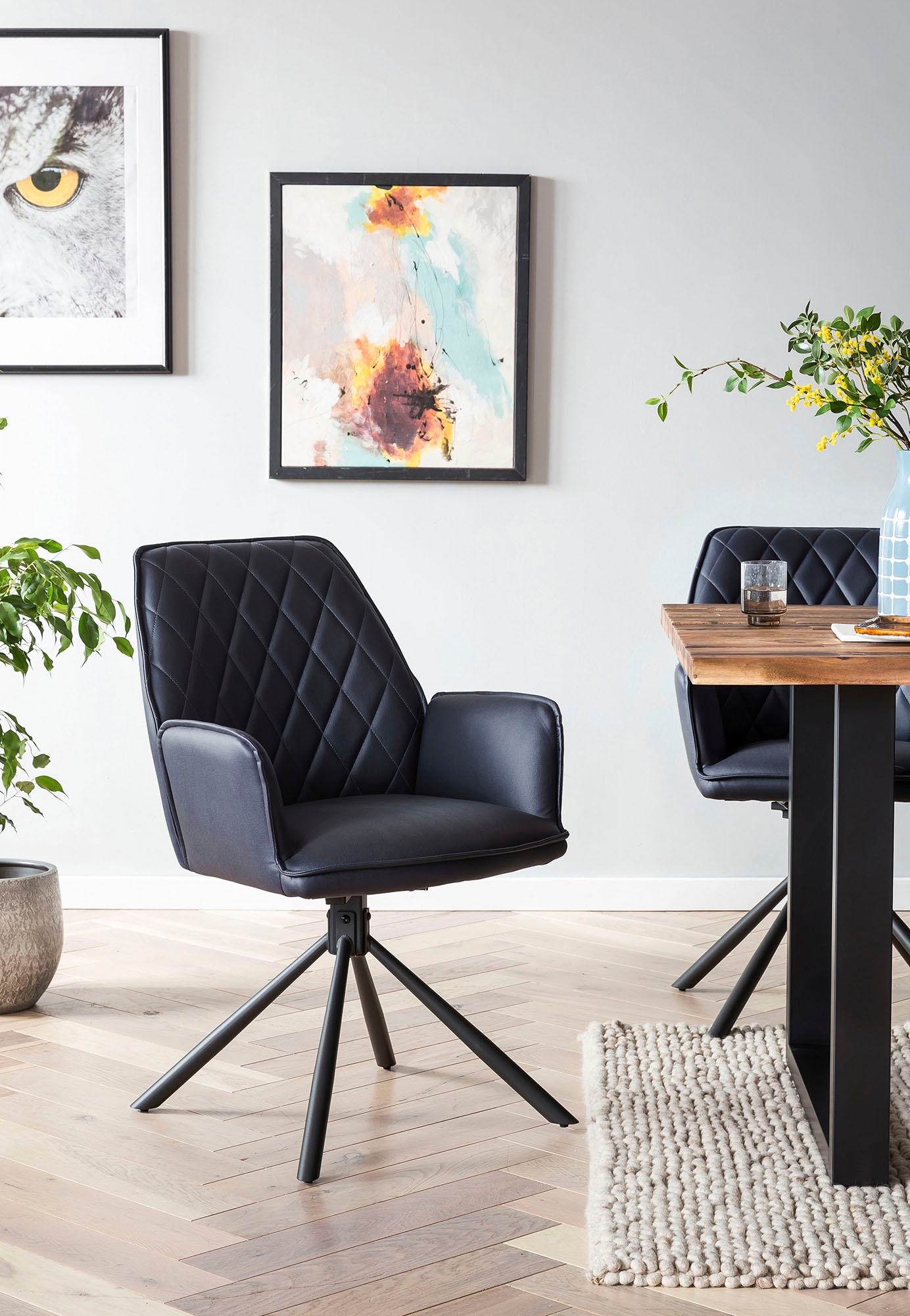 SalesFever Esszimmerstuhl "Vancouver Armlehnstuhl fürs Esszimmer" (Set) 2 S günstig online kaufen