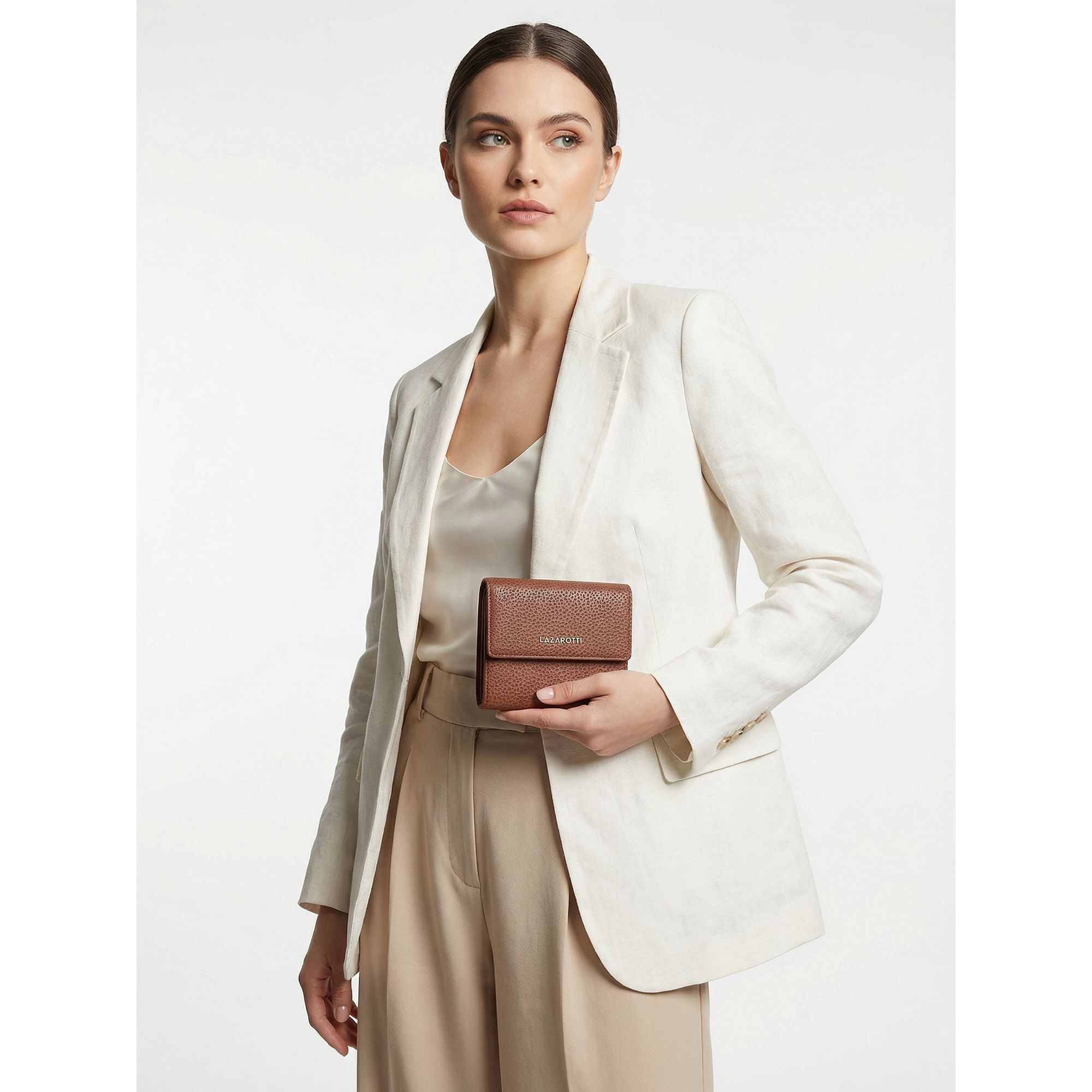 Lazarotti Geldbörse »Bologna Leather Geldbörse Leder 12 cm«