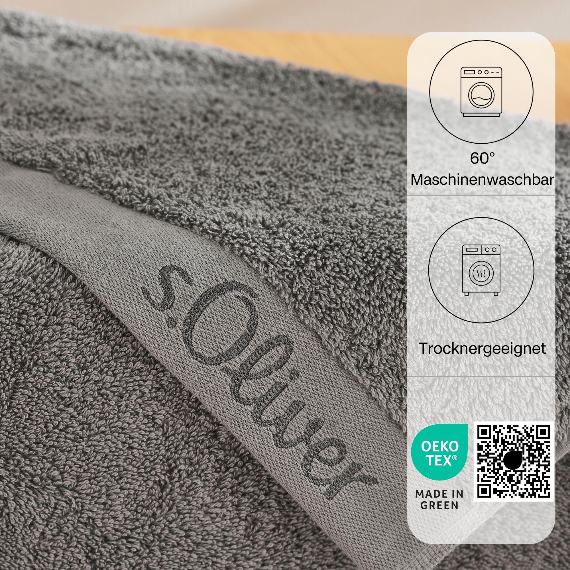 s.Oliver Handtuch Set »s.Oliver, Premium Qualität, 600 gr/m²«, (Set, 8 St., 2 Gästetücher 30x50 cm-4 Handtücher 50x100 cm-2 Duschtücher 70x140 cm), 2 Gästetücher 30x50, 4 Handtücher 50x100, 2 Duschtücher 70x140