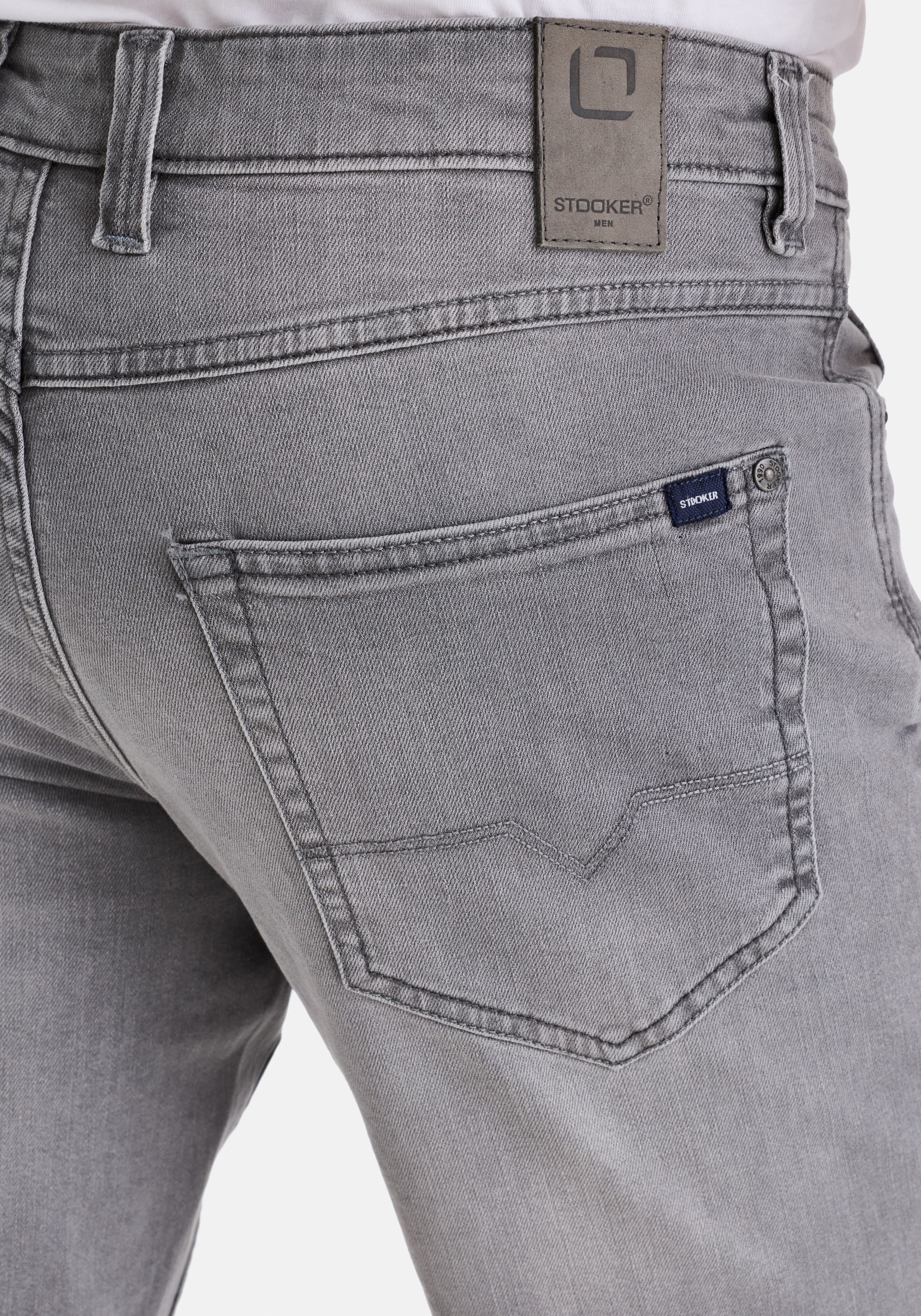 Stooker Men Bermudas »5-Pkt Style Summer Denim Bermudas«  Sommer Straight Fit Casual Stretchdenim für Herren