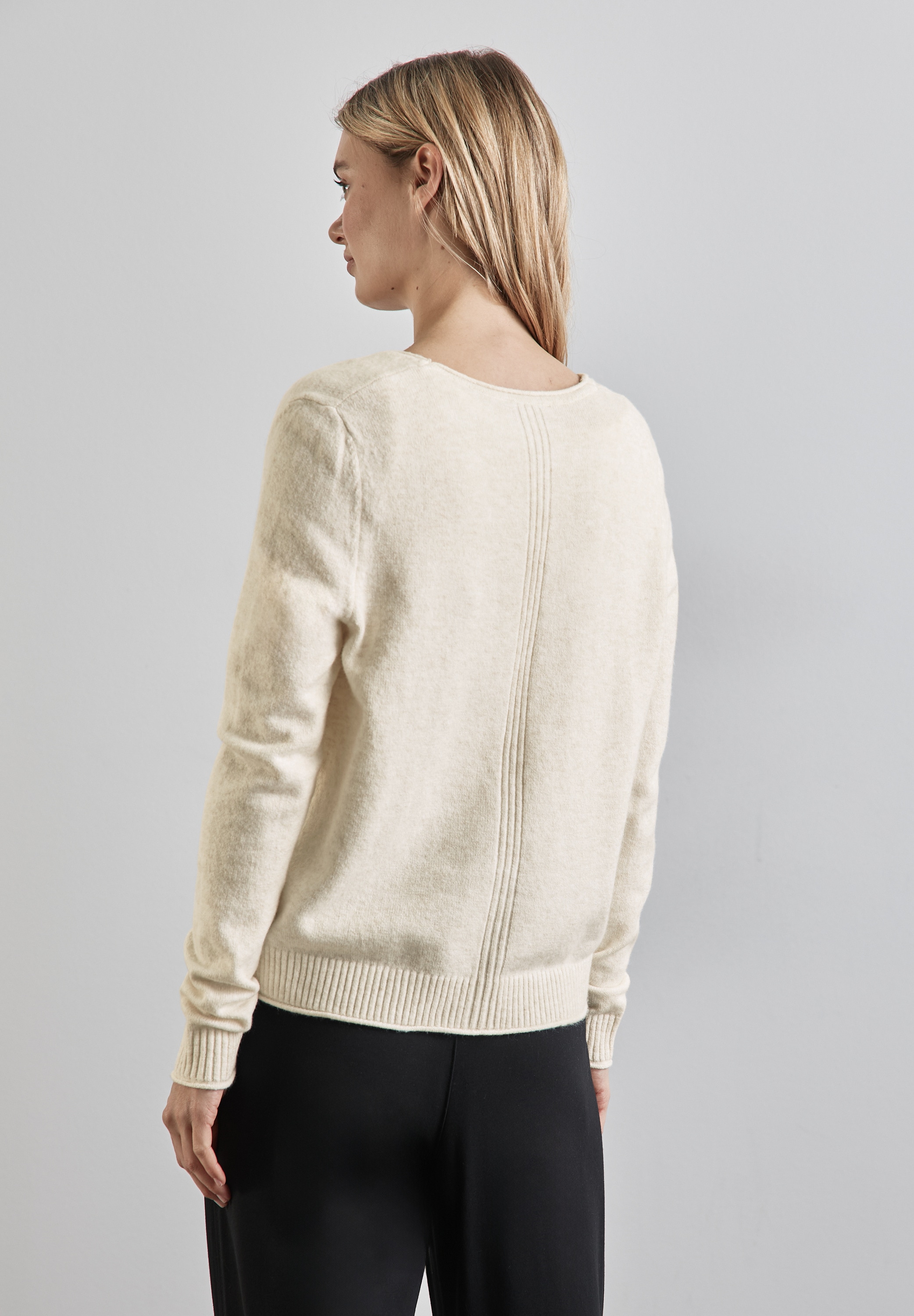 STREET ONE Cardigan, mit V-Ausschnitt