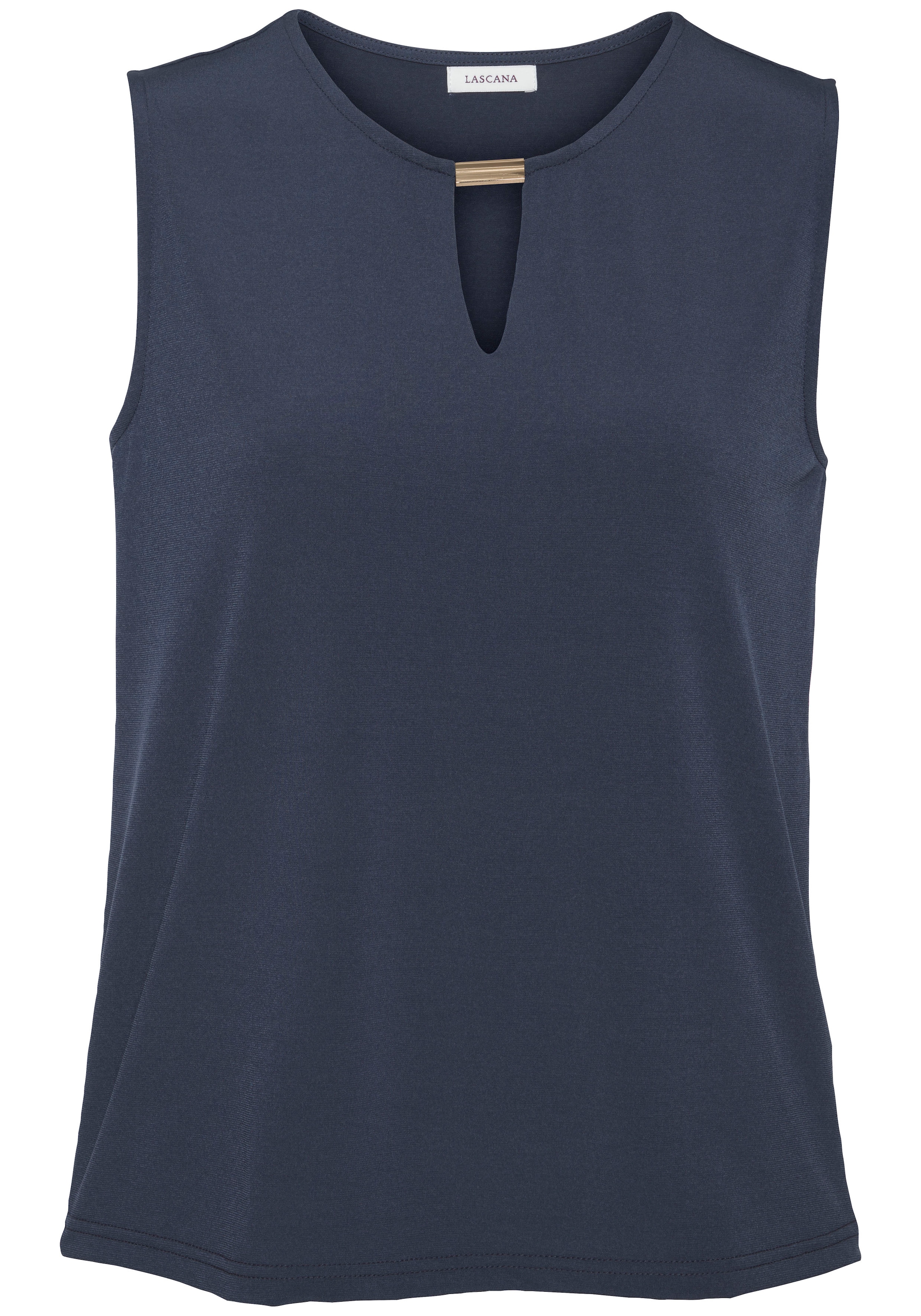 LASCANA Tanktop, aus glatter Jerseyqualität mit Cut-out, elegantes Sommerto günstig online kaufen