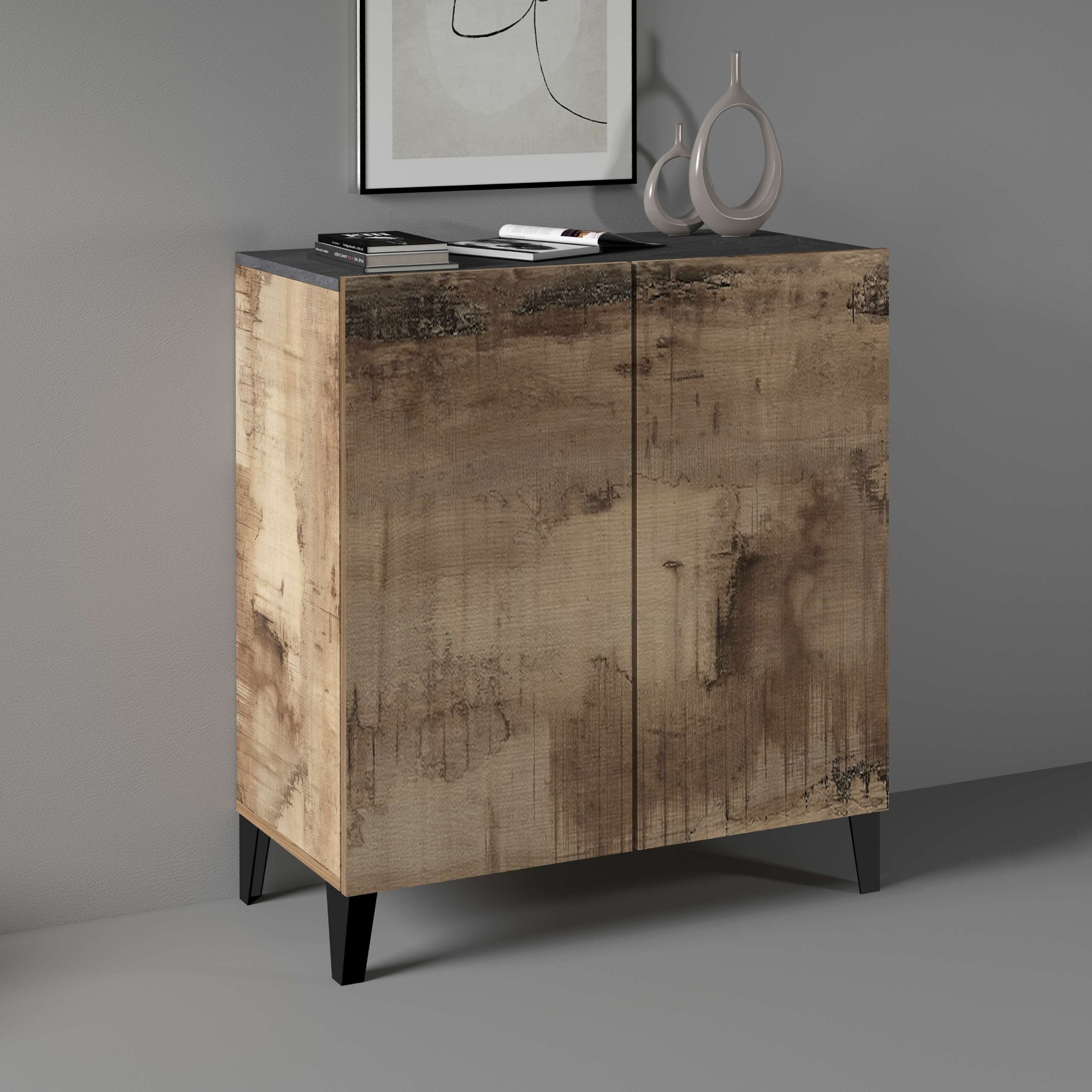 INOSIGN Aktenschrank »Sunrise Aktenschrank, Mehrzweckschrank, Büroschrank«, mit 2 Türen & 2 Fӓchern, Breite 79,2 cm, Made in Italy