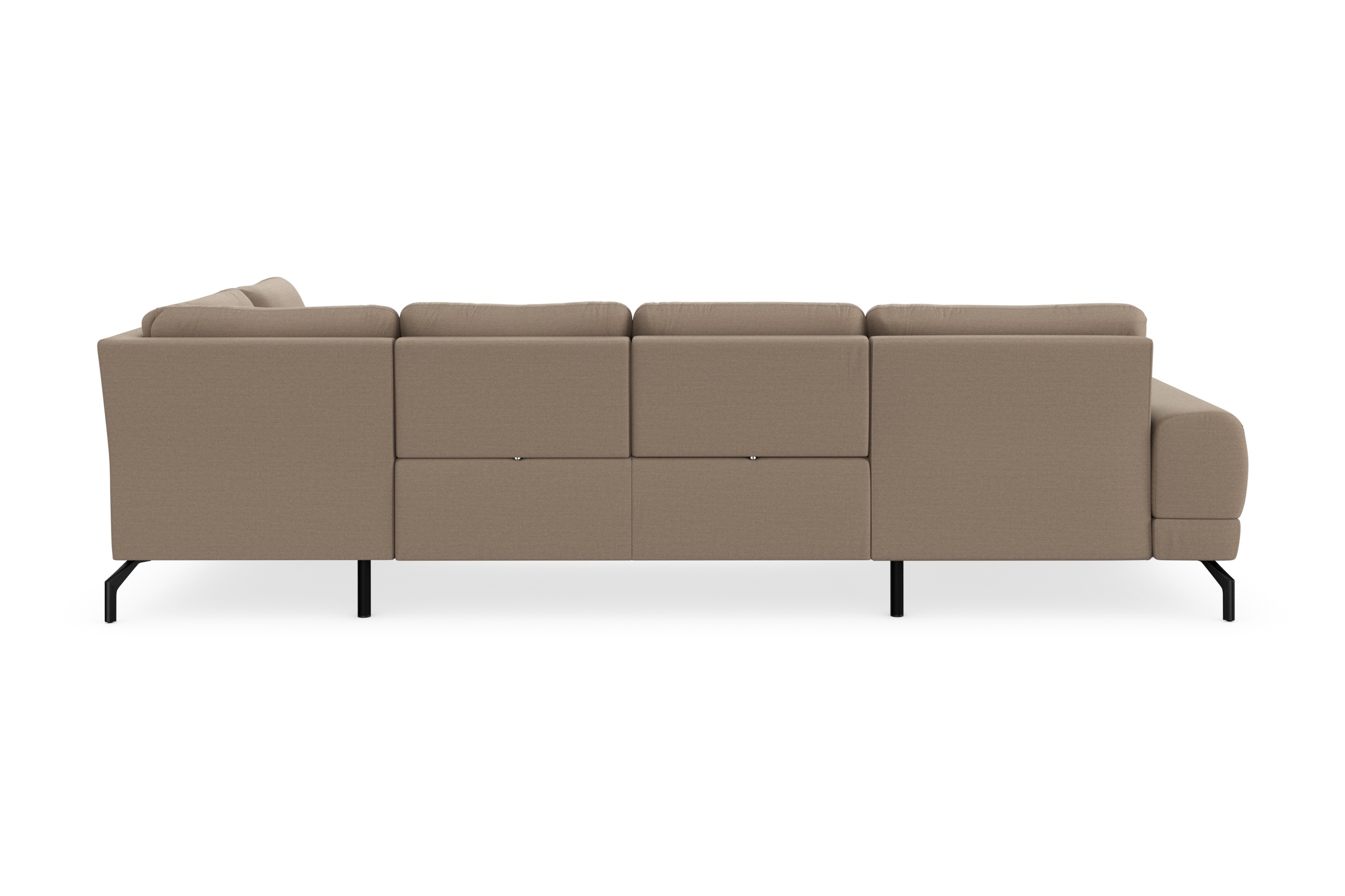 sit&more Wohnlandschaft »Cinturo U-Form«, inklusive Sitztiefenverstellung und Federkern, Sitzhöhe 48 cm