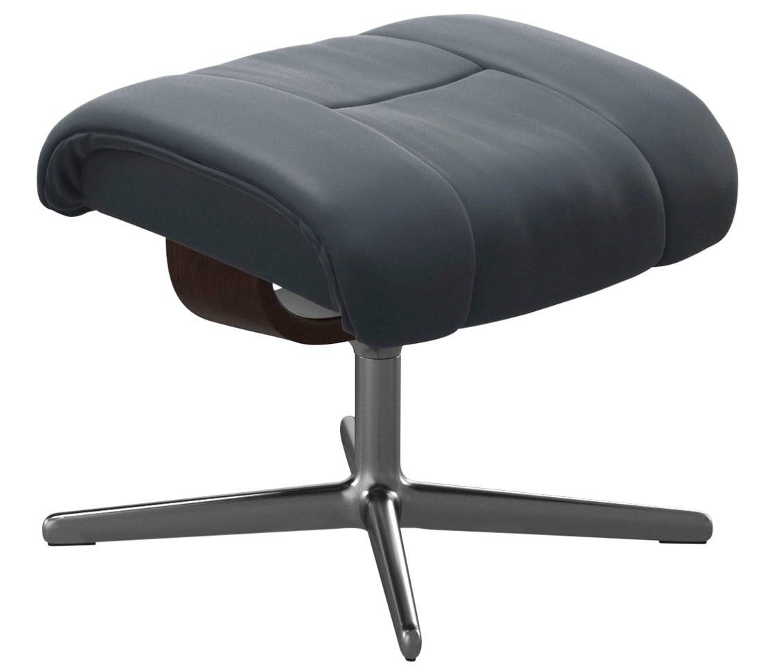 Stressless® Fußhocker »Reno«, mit Cross Base, Größe S, M & L, Holzakzent Braun