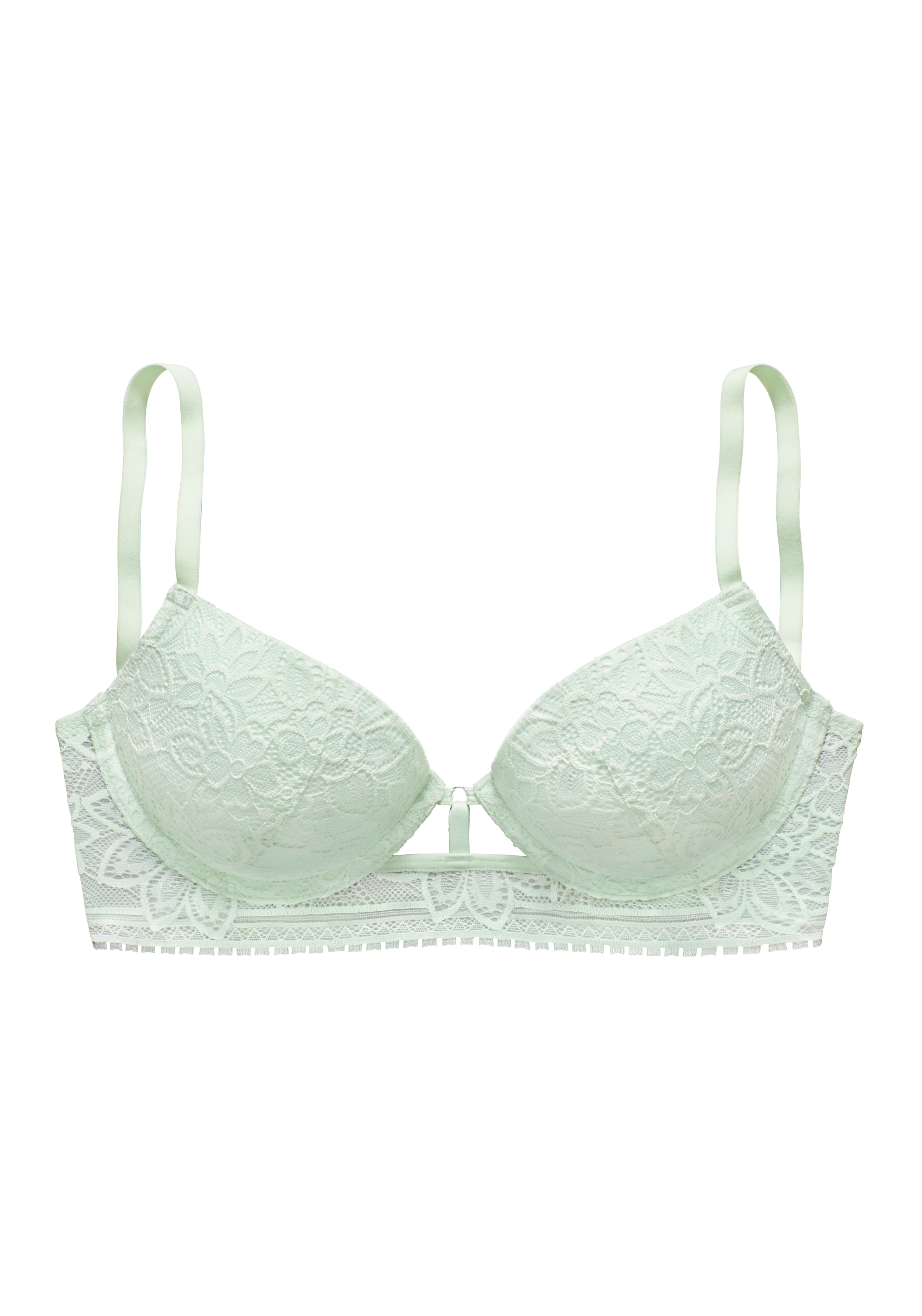 LASCANA Push-up-BH, mit Bügel aus floraler Jacquardspitze, sexy Dessous
