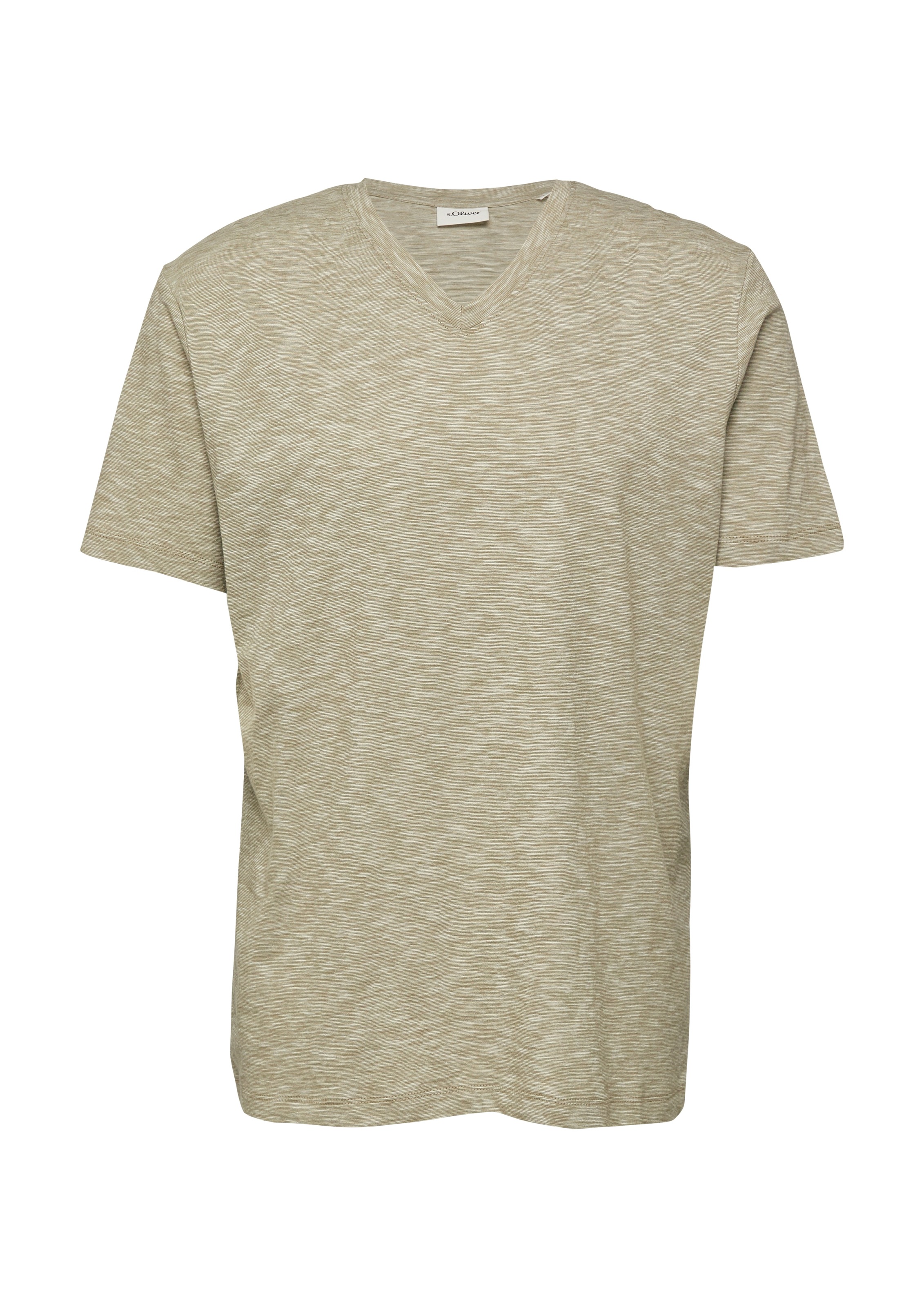 s.Oliver Kurzarmshirt meliert günstig online kaufen