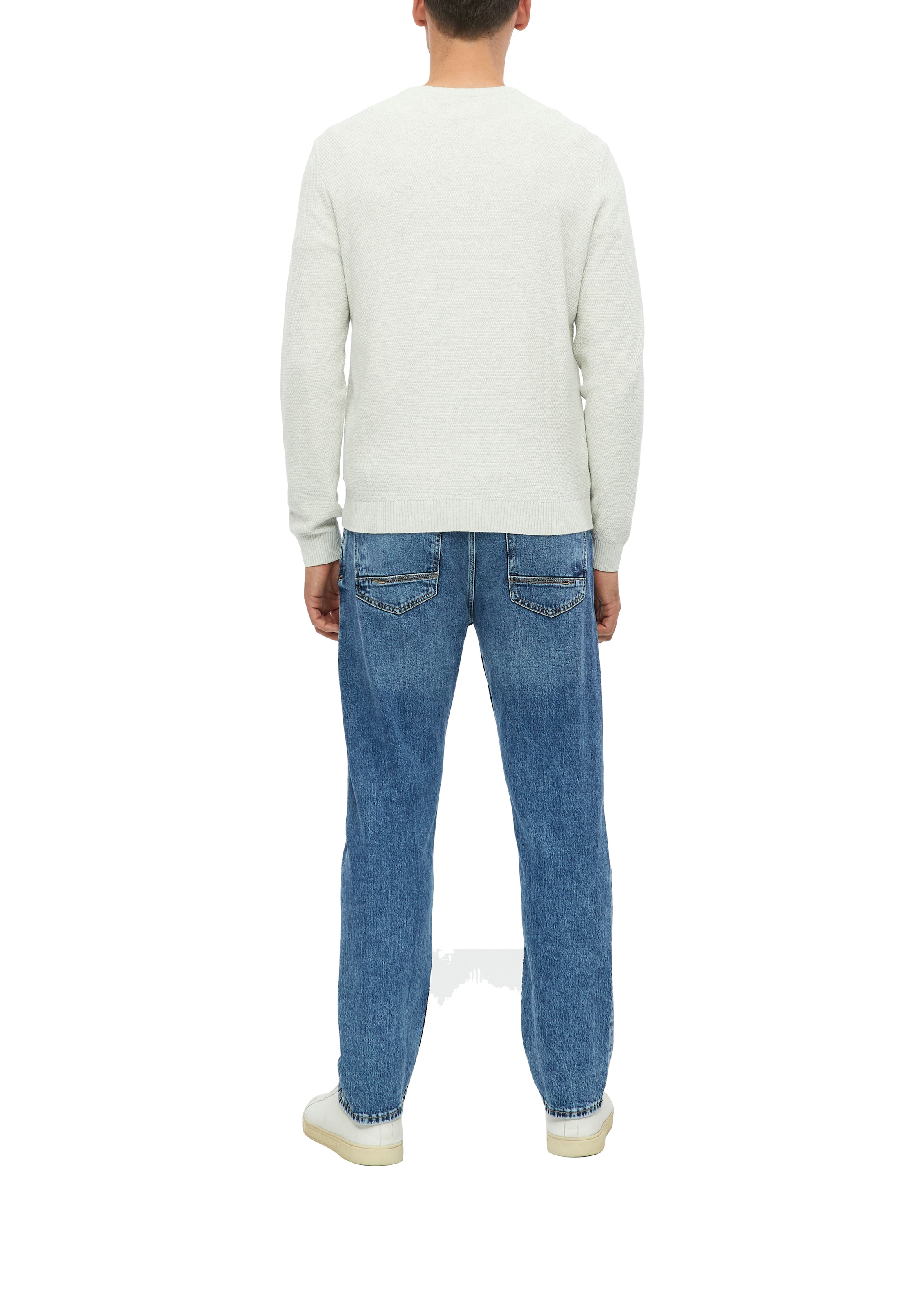 s.Oliver Strickpullover mit Rundhals / Baumwolle