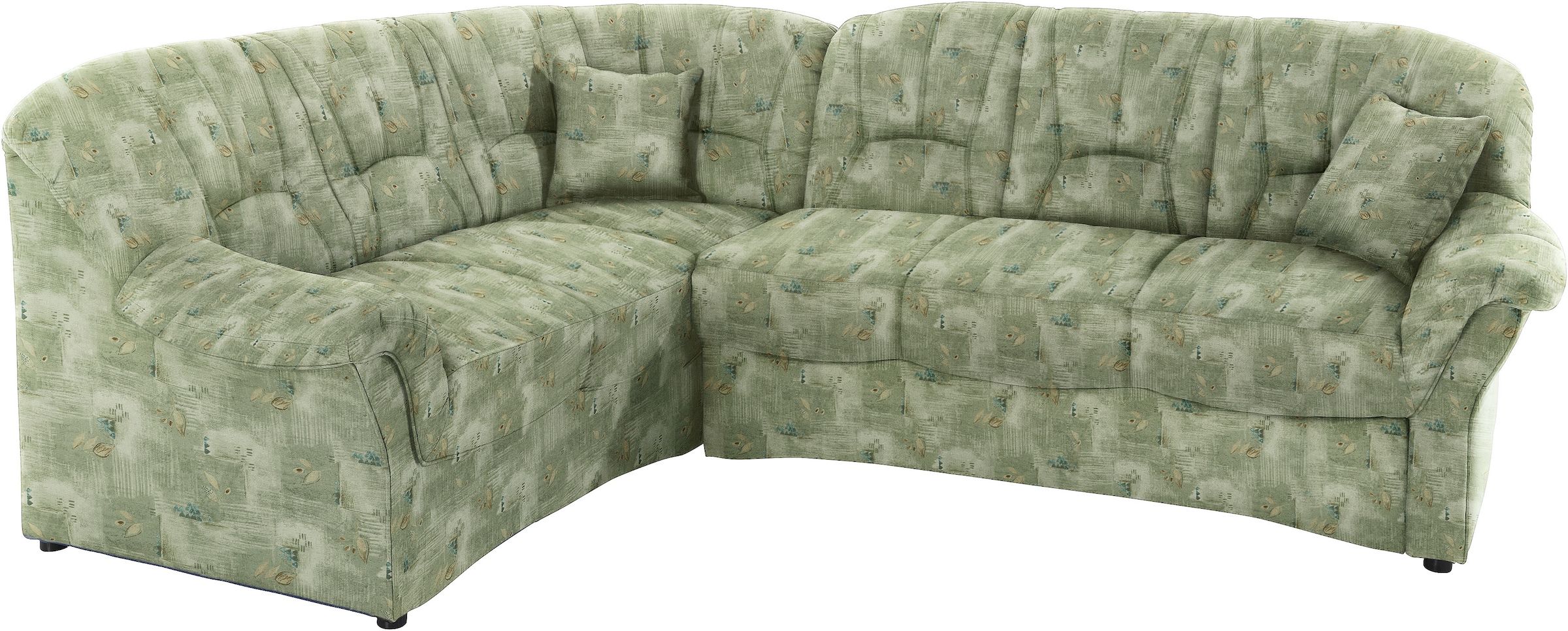 DOMO collection Ecksofa "Bahia, zeitlos und elegant, bequeme Armlehnen, L-F günstig online kaufen