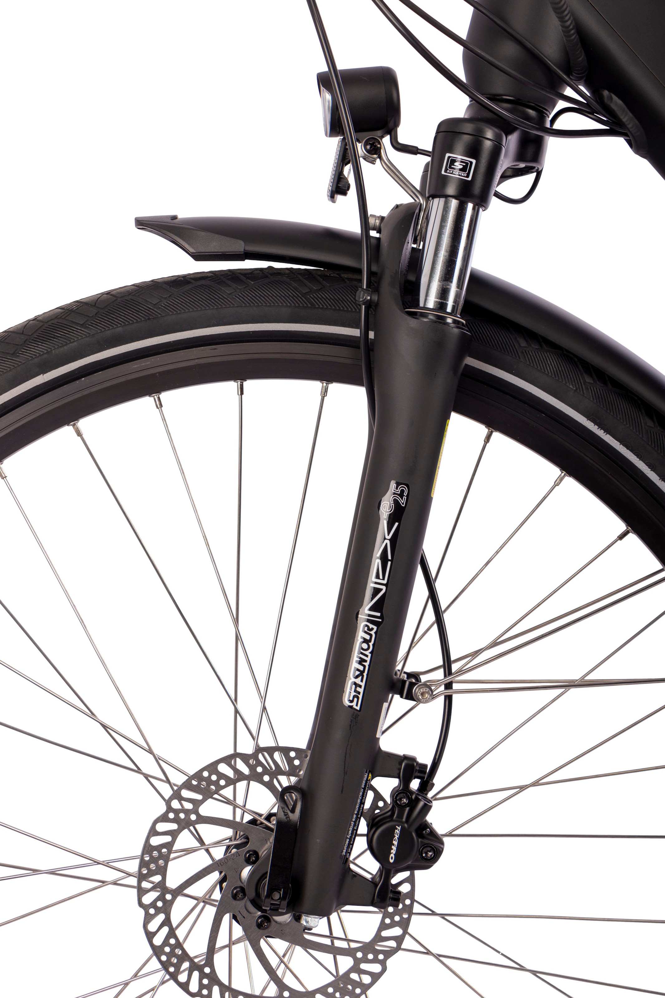 SAXONETTE E-Bike »Premium Sport (Diamant)«, 10 Gang, Mittelmotor 250 W, Pedelec, Elektrofahrrad für Herren, Trekkingrad