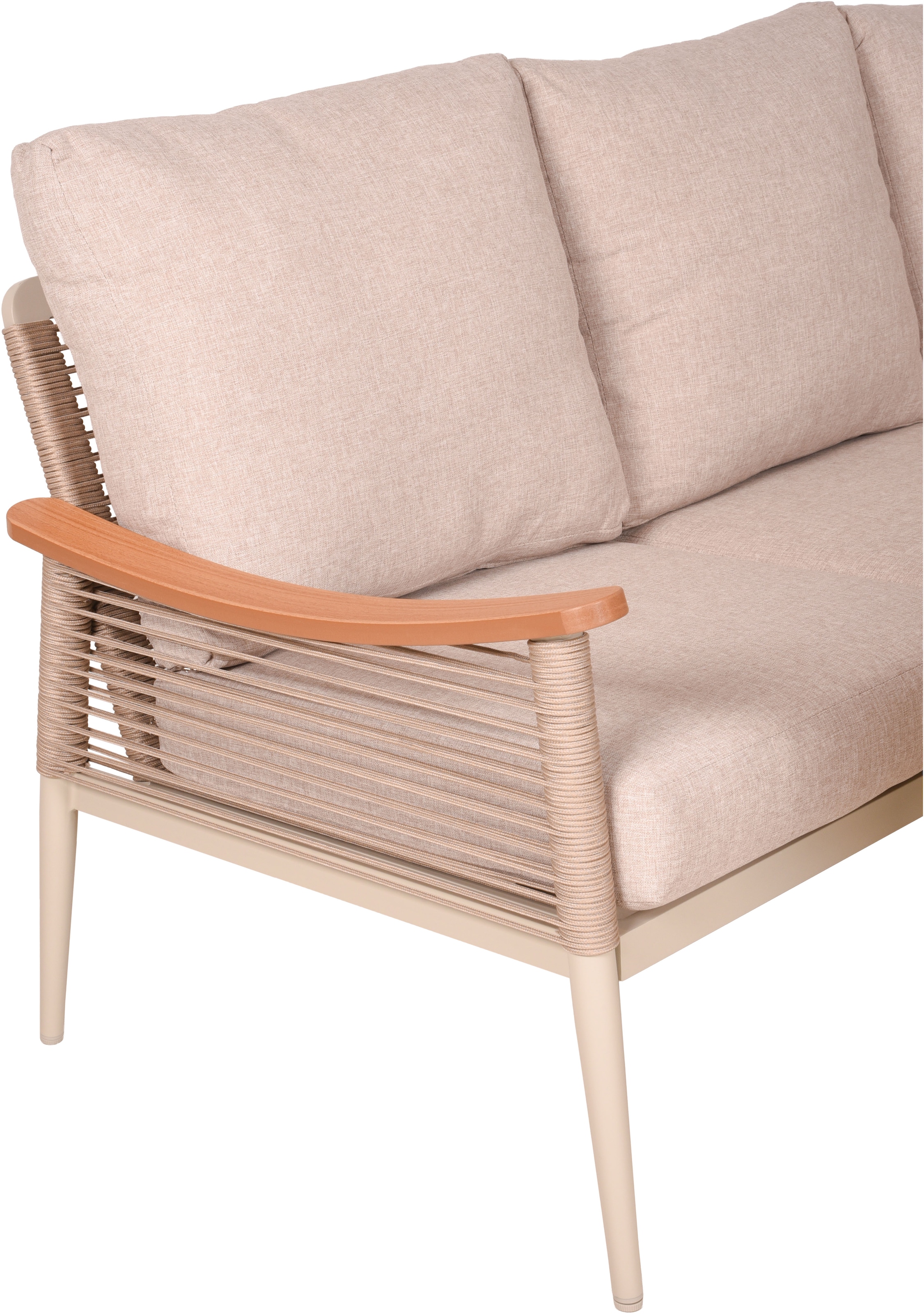 Garden Pleasure Gartenlounge-Set »TULUM« Set, 6 tlg. mit Polsterung, Eckgruppe