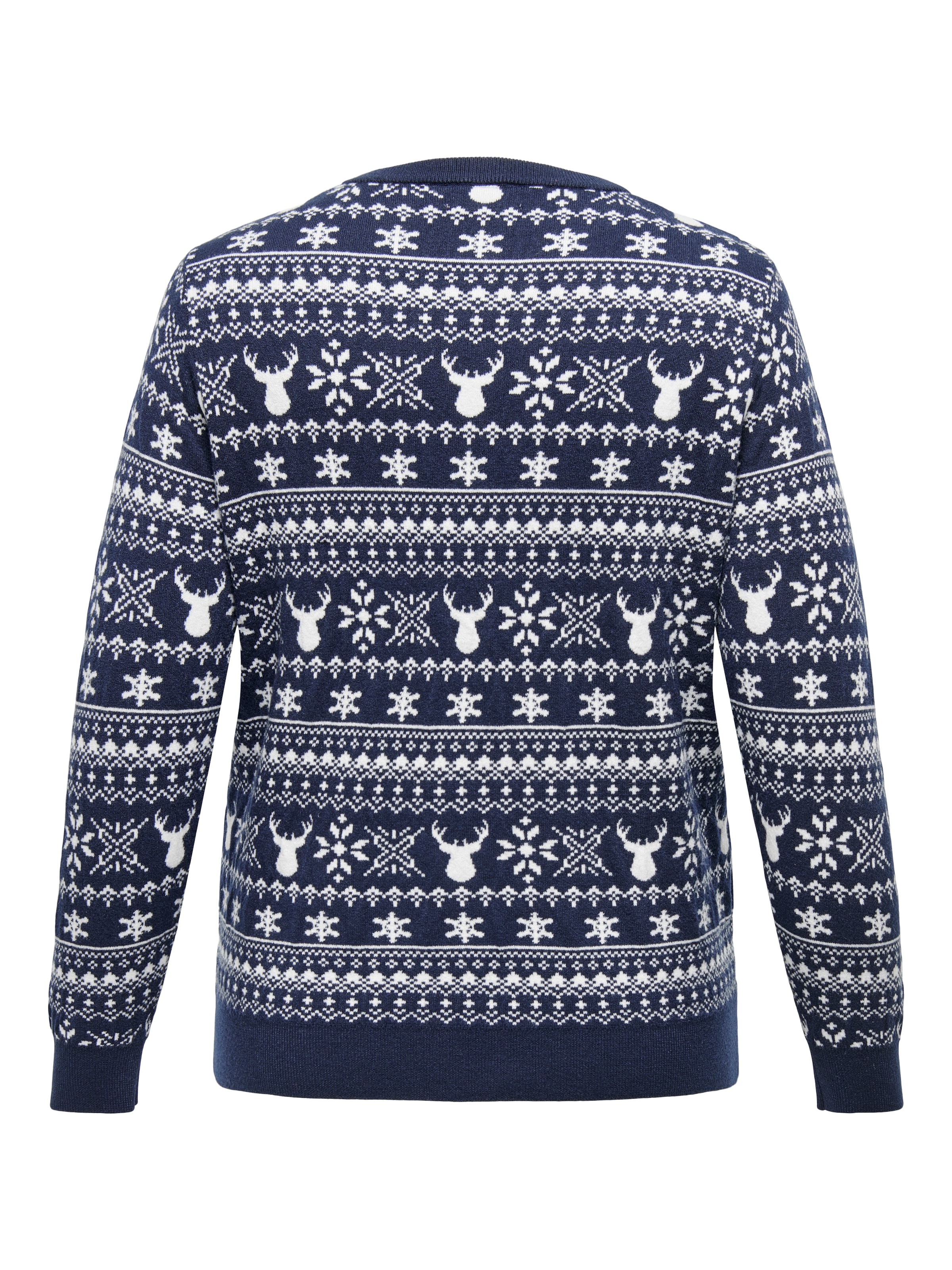 ONLY CARMAKOMA Weihnachtspullover "CARXMAS WINTER LS O-NECK KNT" günstig online kaufen