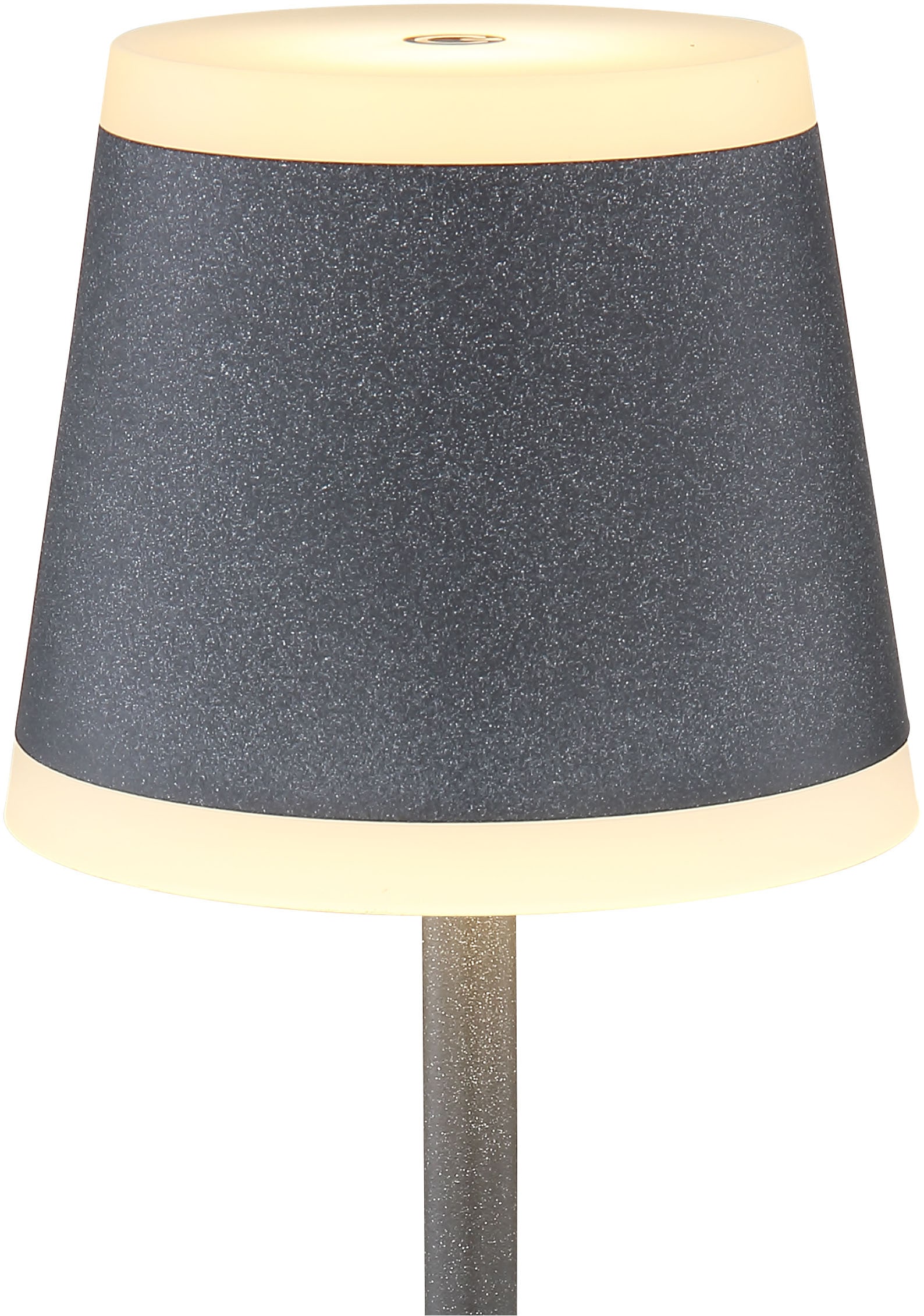 GLOBO LIGHTING LED Tischleuchte »RIDLEY«, Leuchtmittel LED-Modul | LED fest integriert, Tischlampe/Akku/IP54/Touch Ein/Aus/Touchdimmer/grau