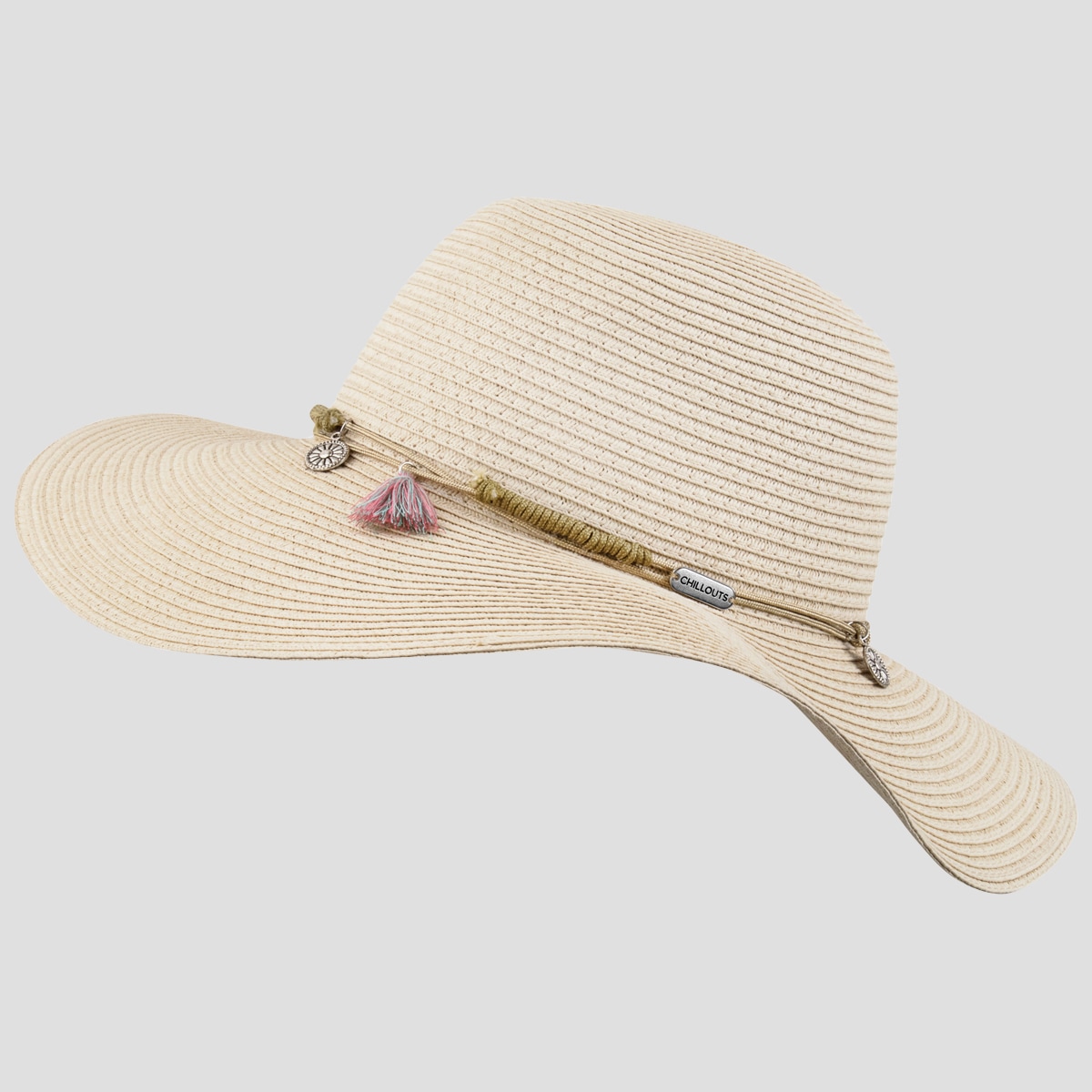 chillouts Sonnenhut "Atlanta Hat" femininer Sonnenhut aus Papierstroh