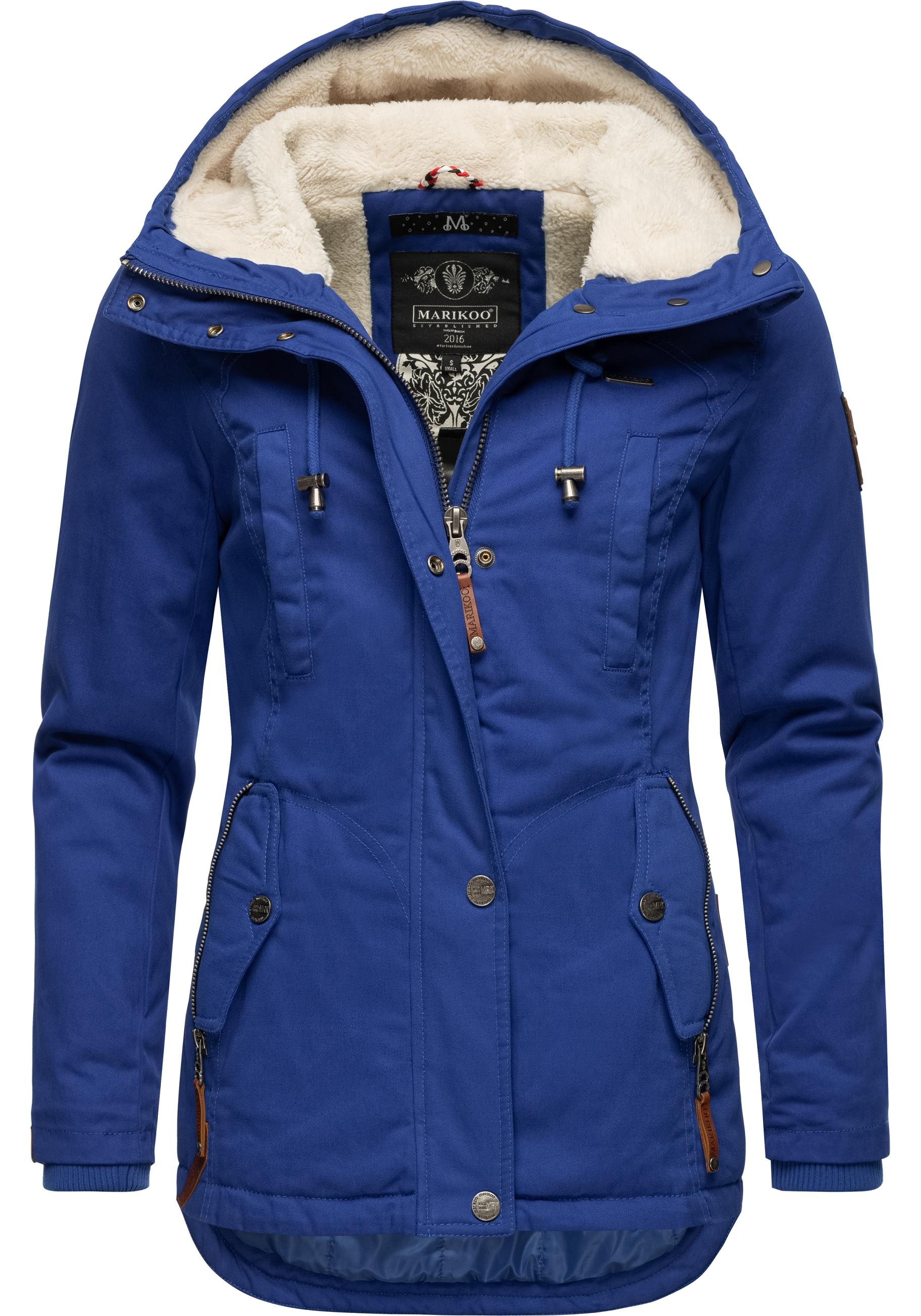 Marikoo Winterjacke »Bikoo«, mit kaufen Outdoor sportliche online Kapuze, Baumwolljacke Damen BAUR Kapuze mit 