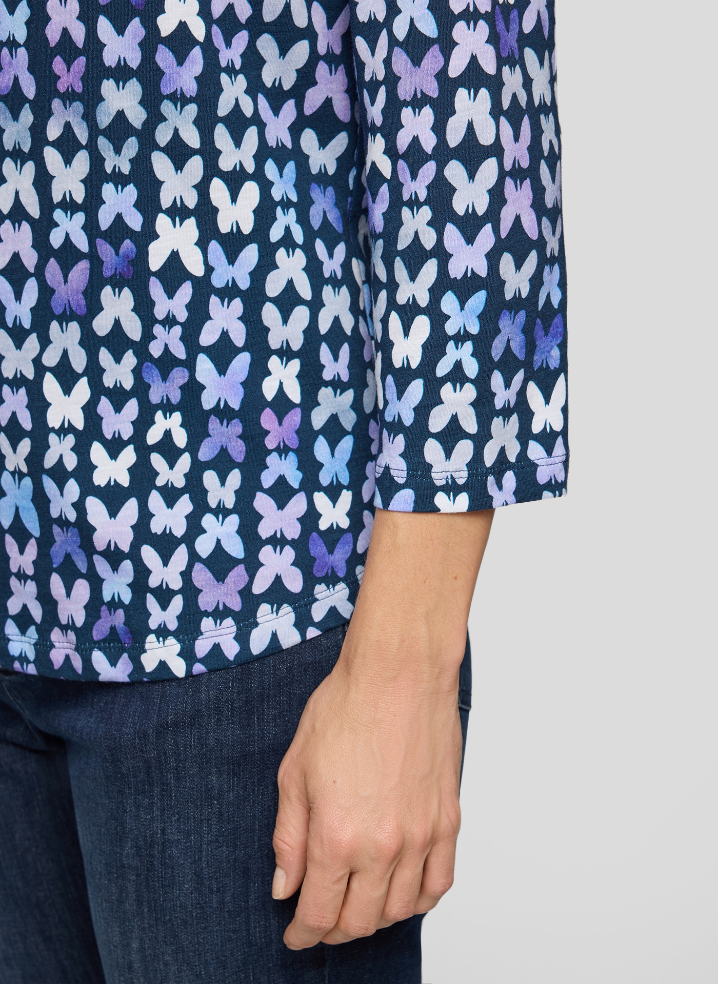 Rabe 3/4-Arm-Shirt mit All-Over Print