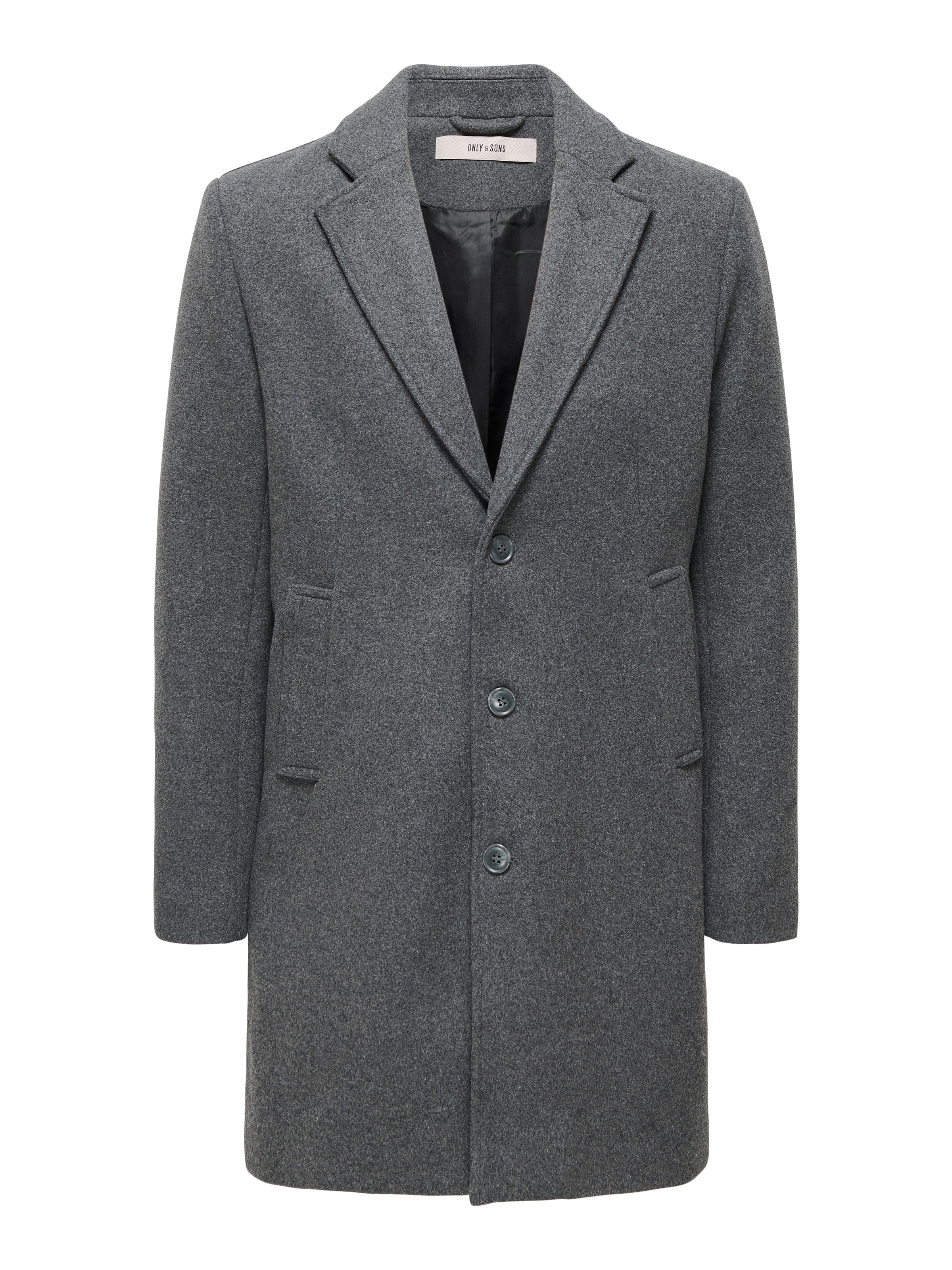 ONLY & SONS Langmantel »ONSMATTHEW WOOL COAT OTW NOOS« mit Wolle