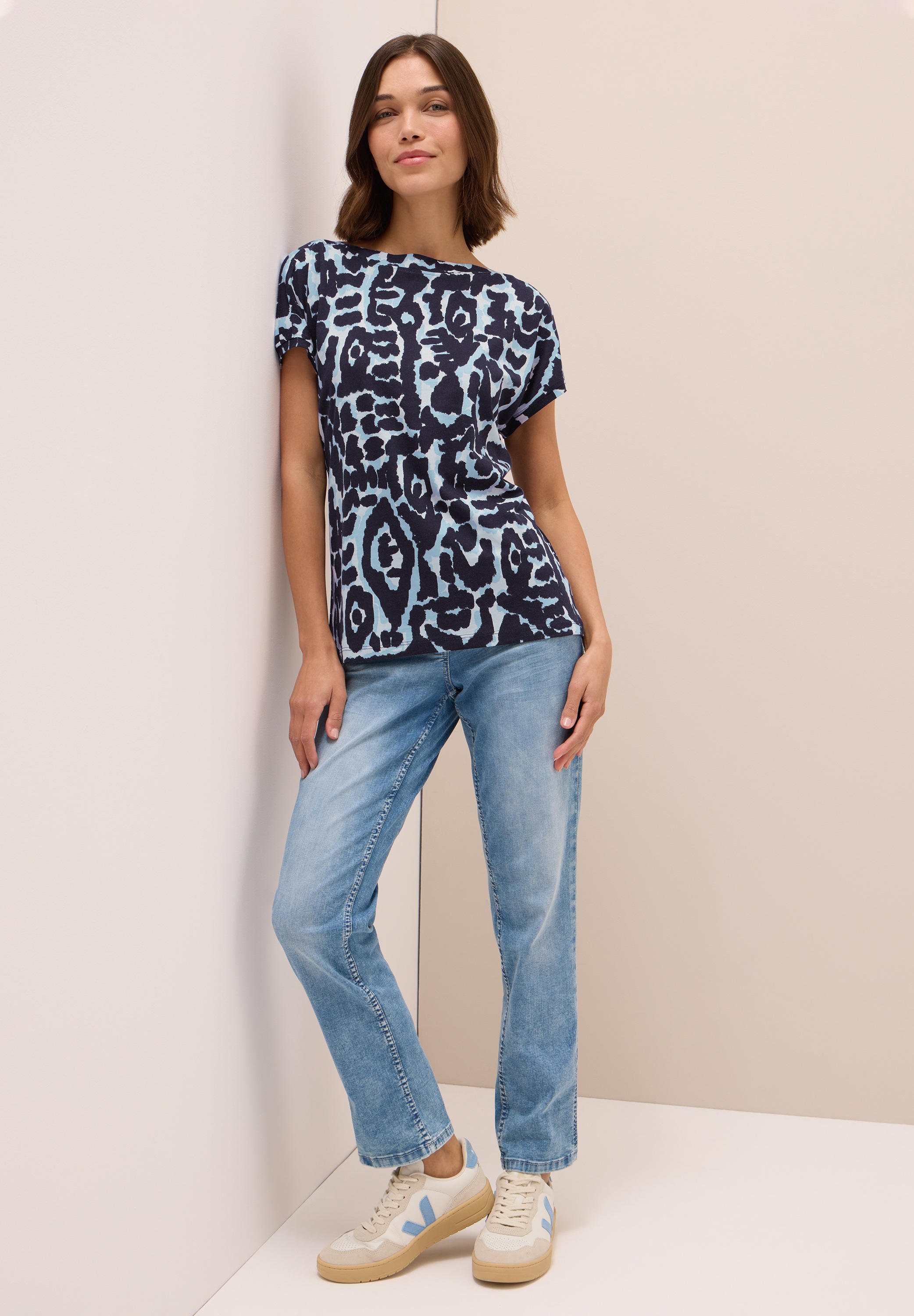 Cecil T-Shirt, mit grafischem Muster