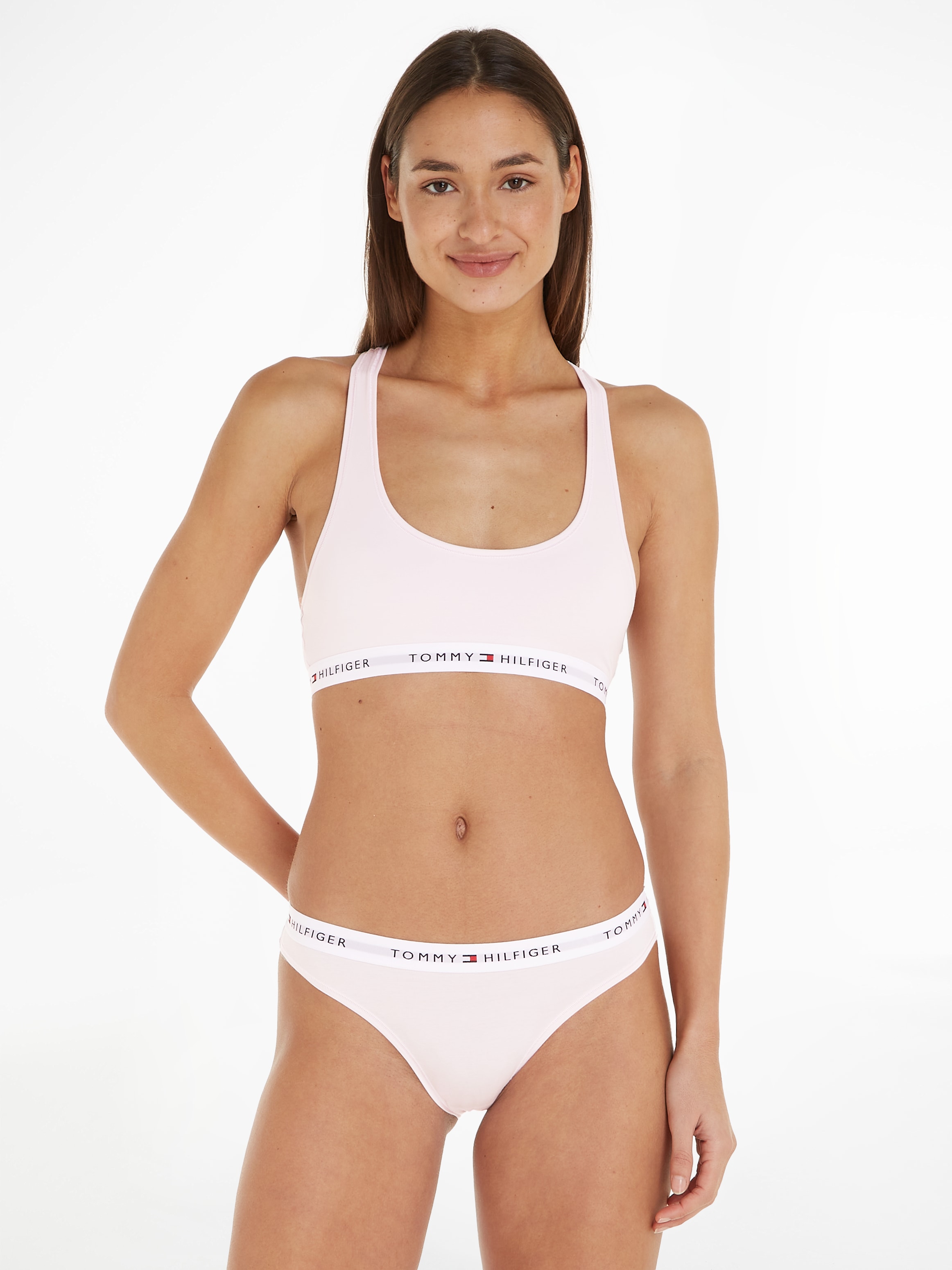 auf | bestellen Logo Underwear Taillenbund BAUR mit Tommy Bikinislip, dem Hilfiger online