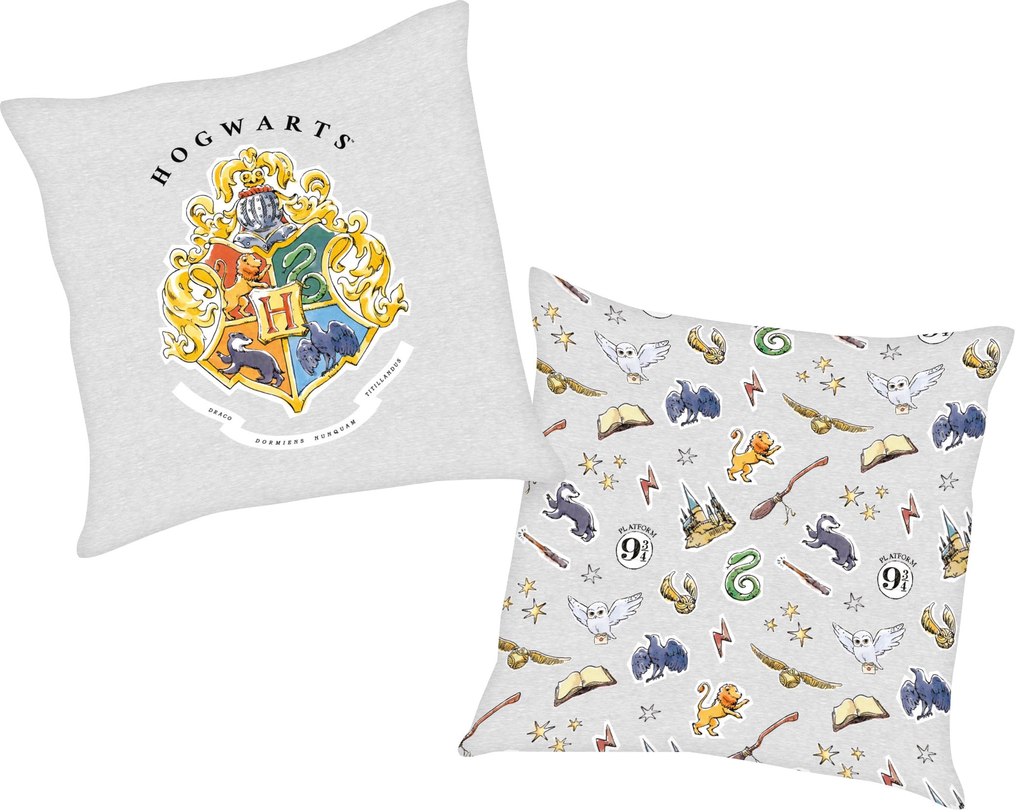 Harry Potter Dekokissen "Harry Potter" mit tollem Hogwarts Motiv günstig online kaufen