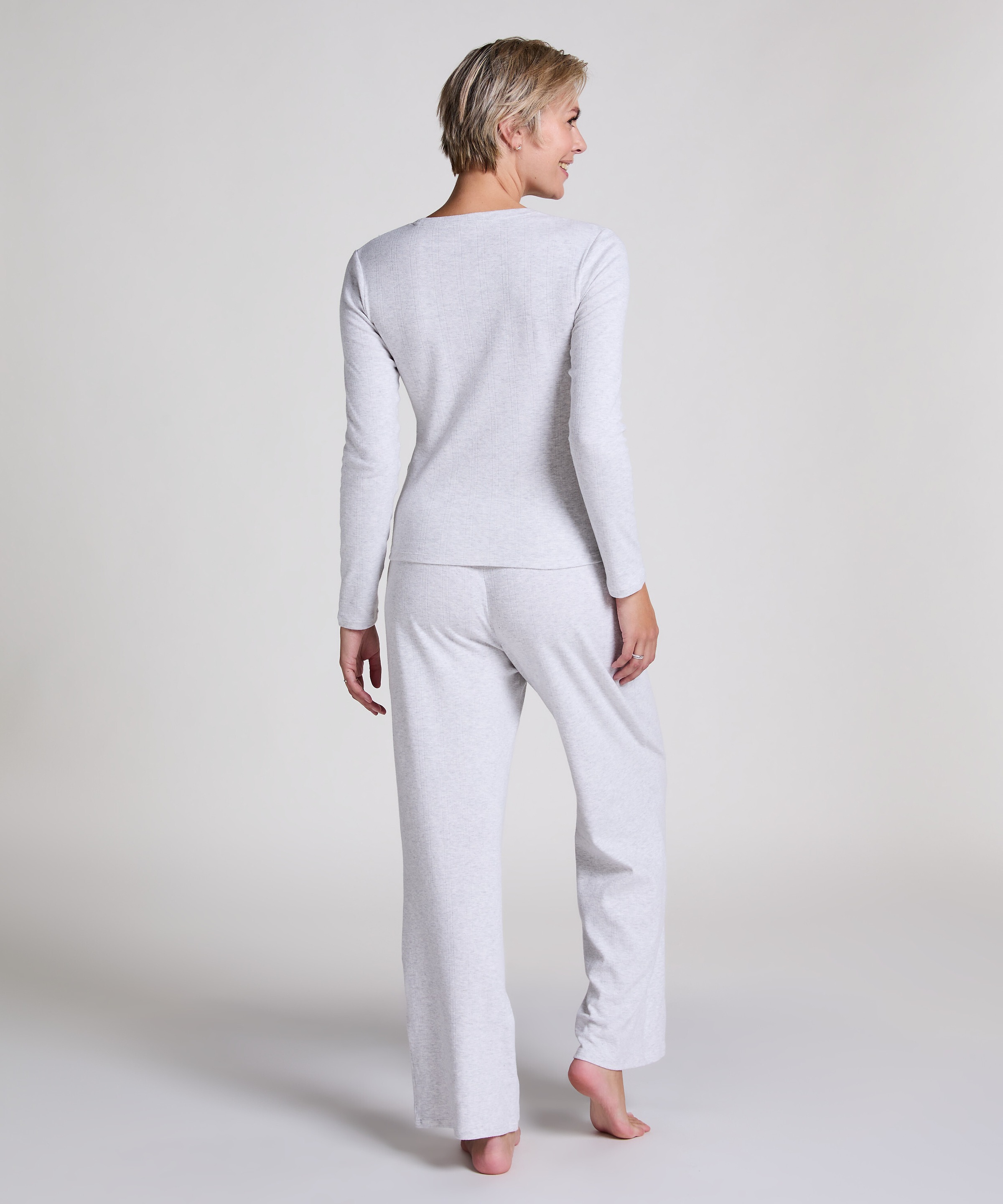 Hunkemöller Pyjama »Pyjama-Oberteil Pointelle«