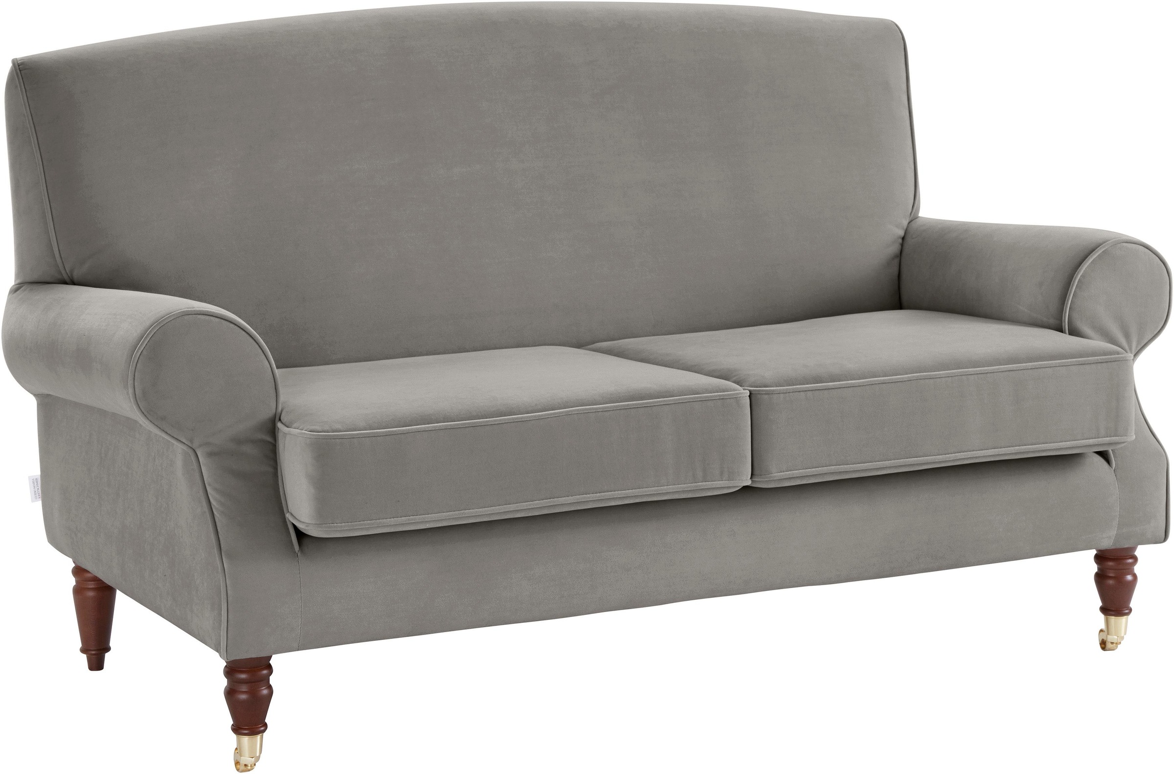 Home affaire 2-Sitzer "Rennes" in Samtoptik oder Baumwoll-Mix günstig online kaufen