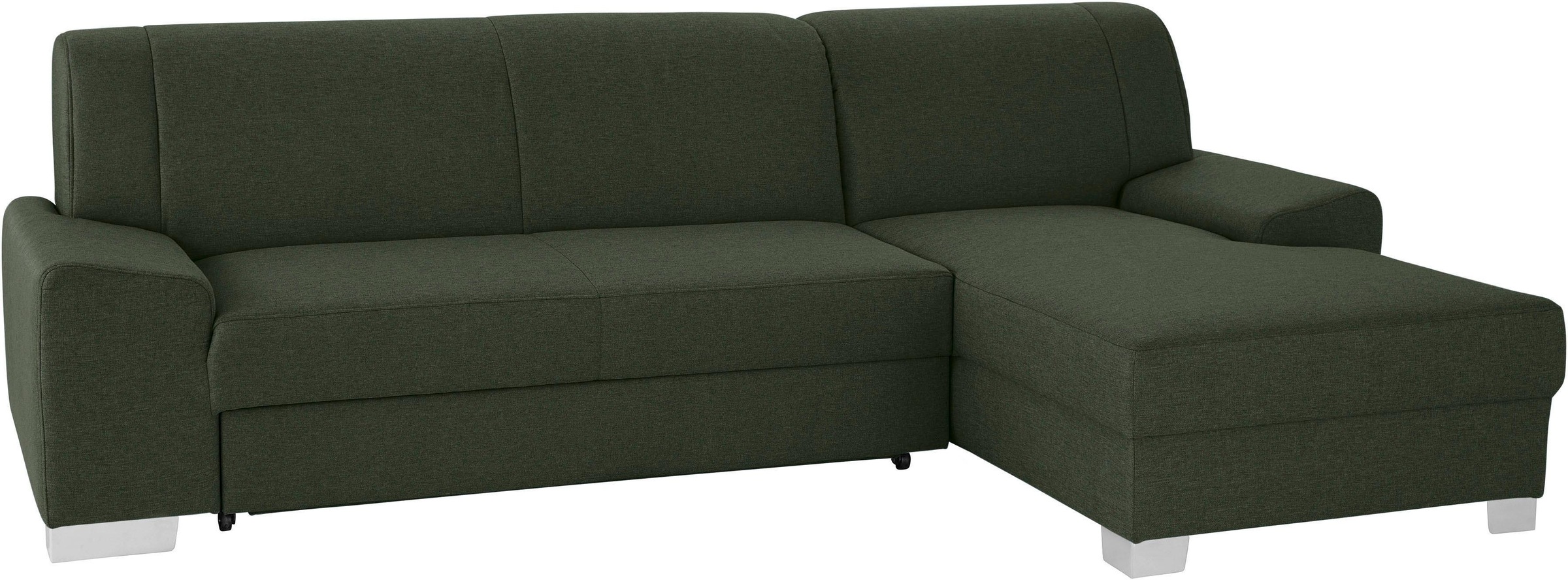 DOMO collection Ecksofa »Anzio L-Form«, wahlweise mit Bettfunktion und Federkern