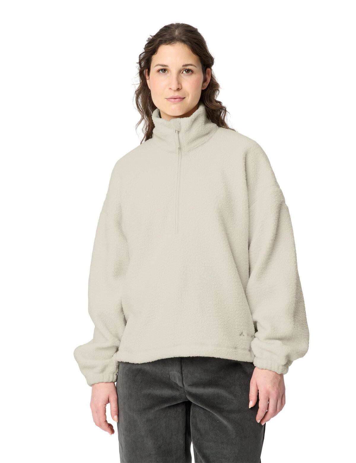 VAUDE Fleecepullover »WOMEN'S NAJUN HZ FLEECE«, sportlicher Schnitt, für Wandern, mit Bundverstellung am Saum
