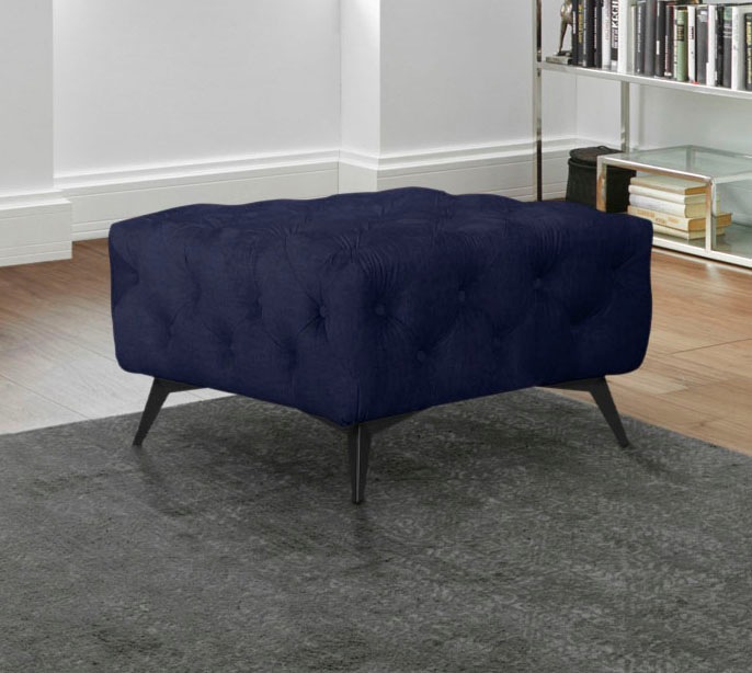 Home affaire Polsterhocker "Glynis" aufwändige Knopfheftung, moderne Cheste günstig online kaufen