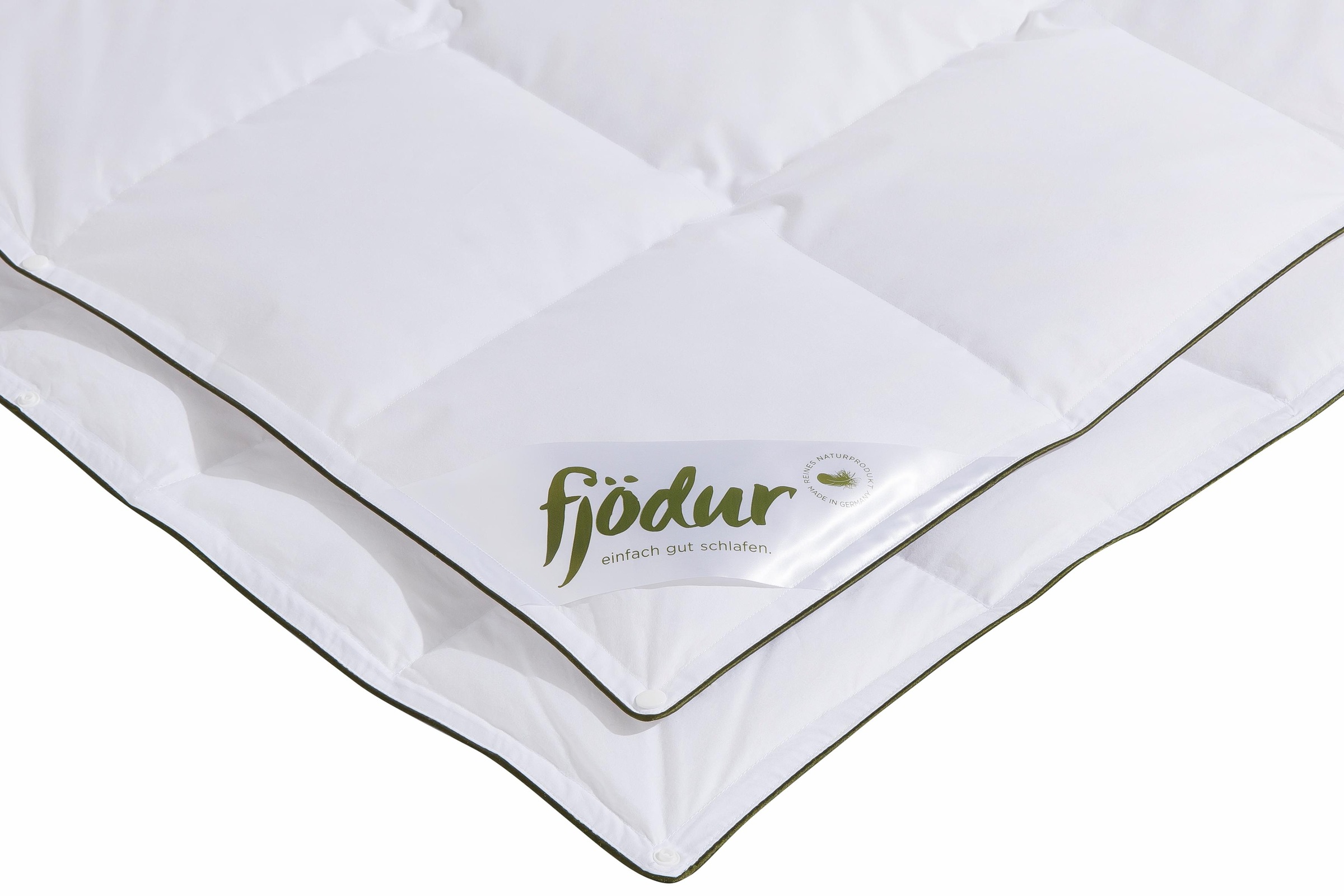 Thumbnail - fjödur Daunenbettdecke "Fancy, für Allergiker geeignet (Hausstauballergiker)" 4-Jahreszeiten Füllung 80% Daunen, 20%Fede...