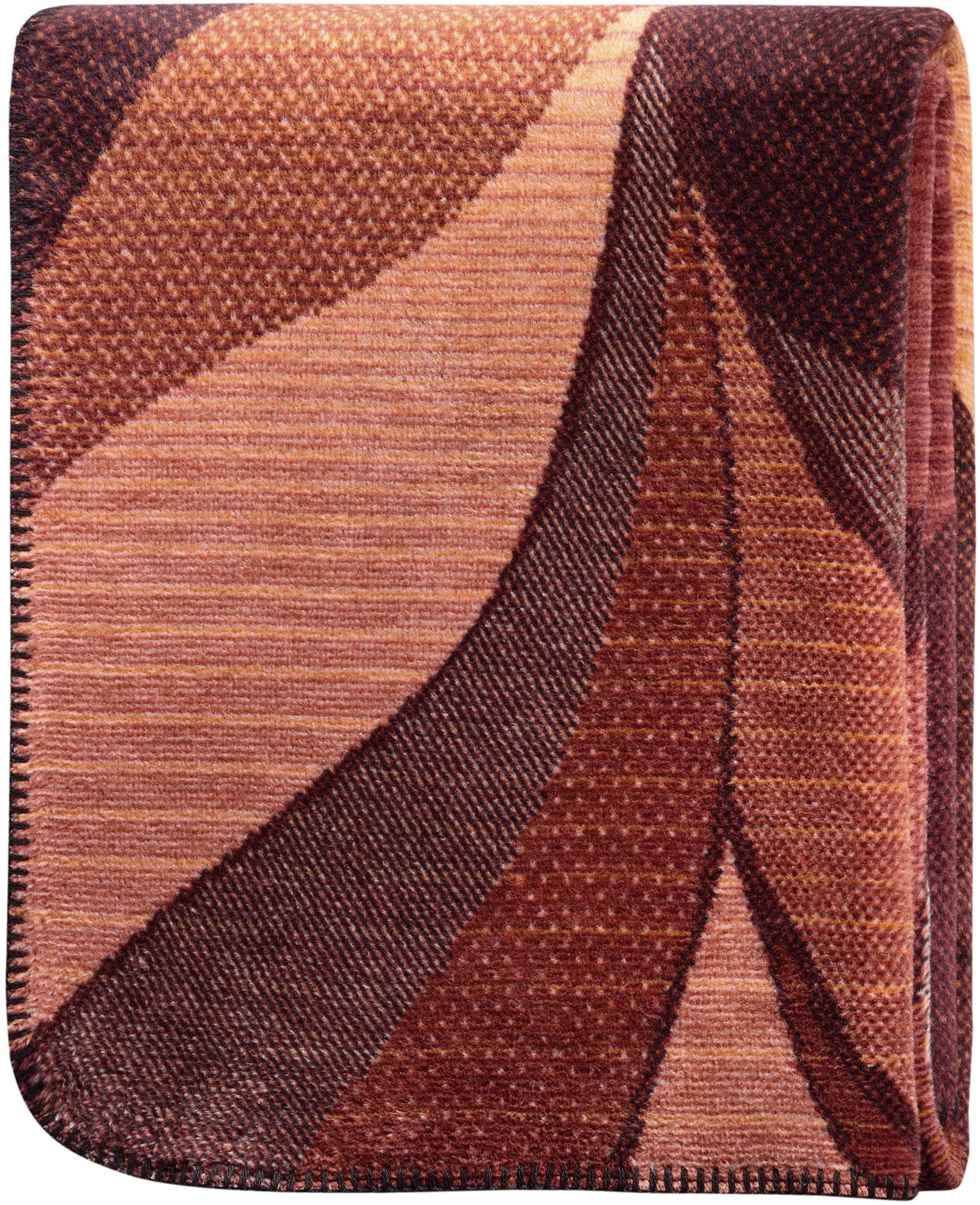 Biederlack Wohndecke »Wohndecke Autumn Ember mit geketteltem Zierstich«, Made in Germany