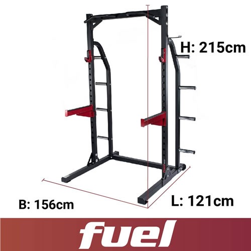 Fuel Fitness Heimtrainer »FUEL Fitness HR400 Half Cage mit Scheibenständer, bis 272 kg«