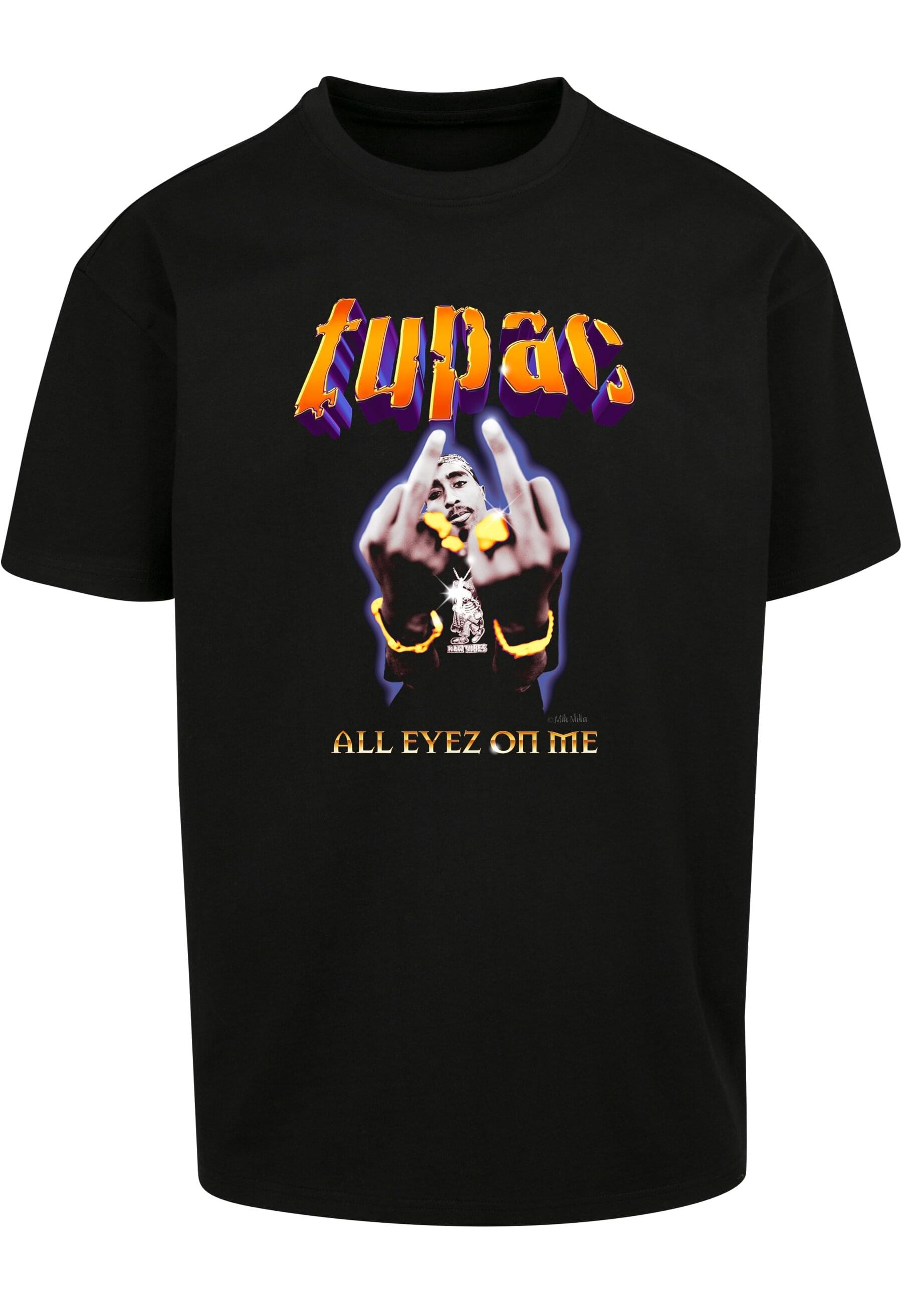 MisterTee Kurzarmshirt "MisterTee Herren Tupac Thug Passion Oversize Tee"