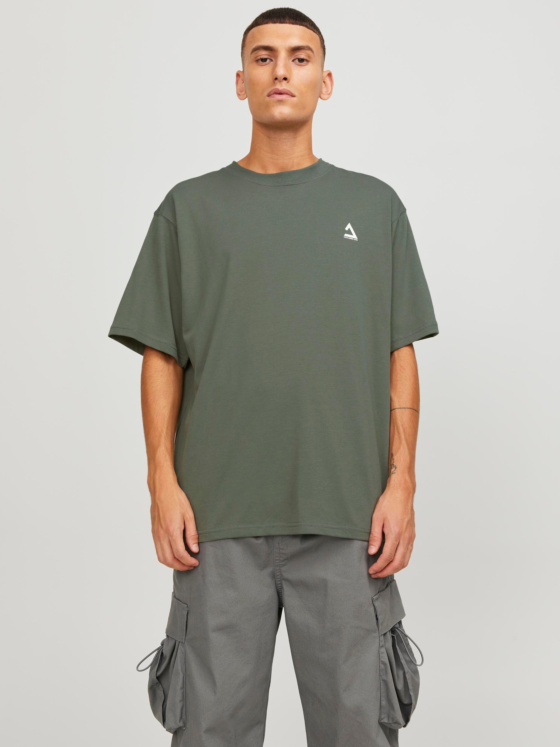 Jack & Jones Rundhalsshirt "JCOTRIANGLE TEE SS CREW NECK SN" günstig online kaufen