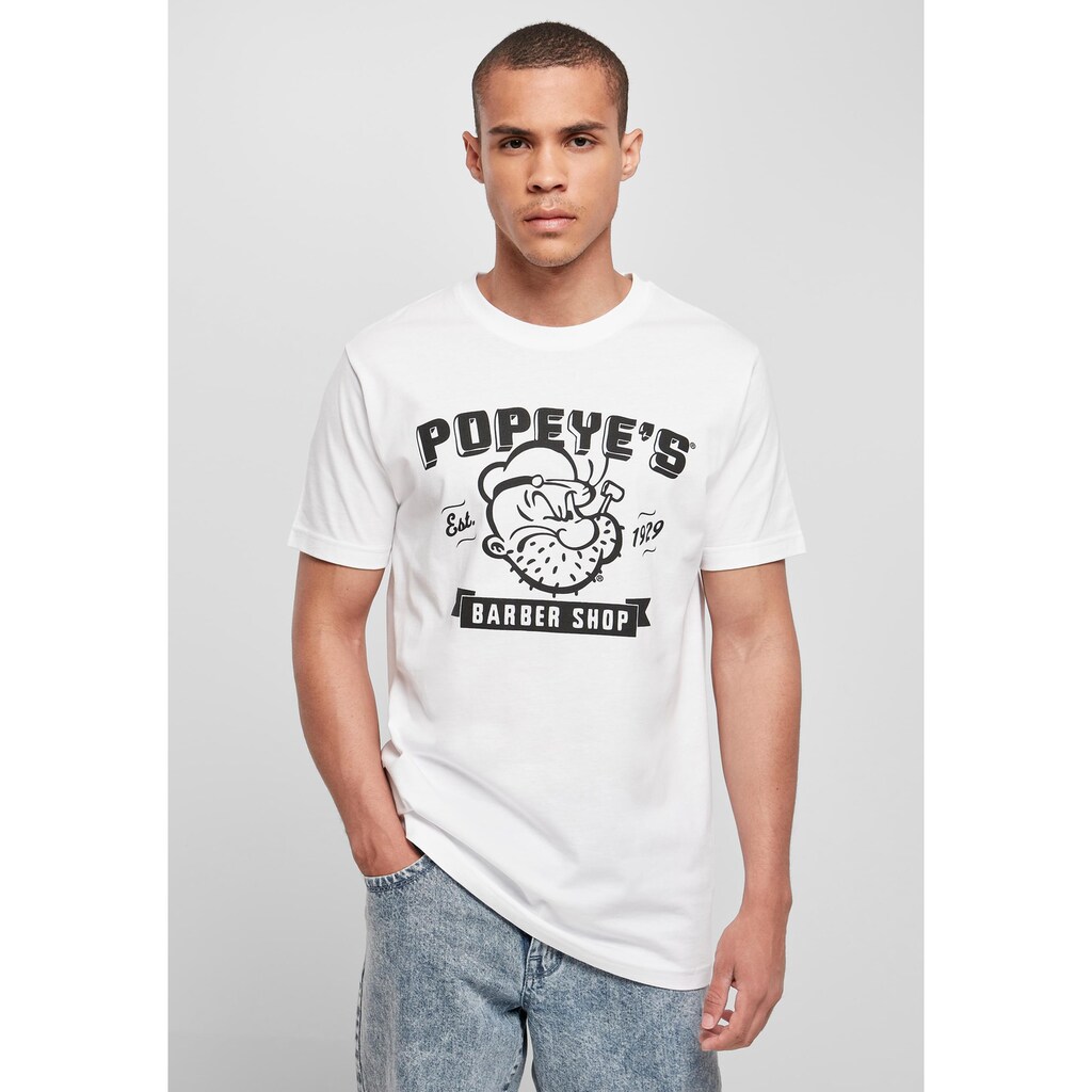 Merchcode T-Shirt »Merchcode Herren Popeye Barber Shop Tee«, (1 tlg.)