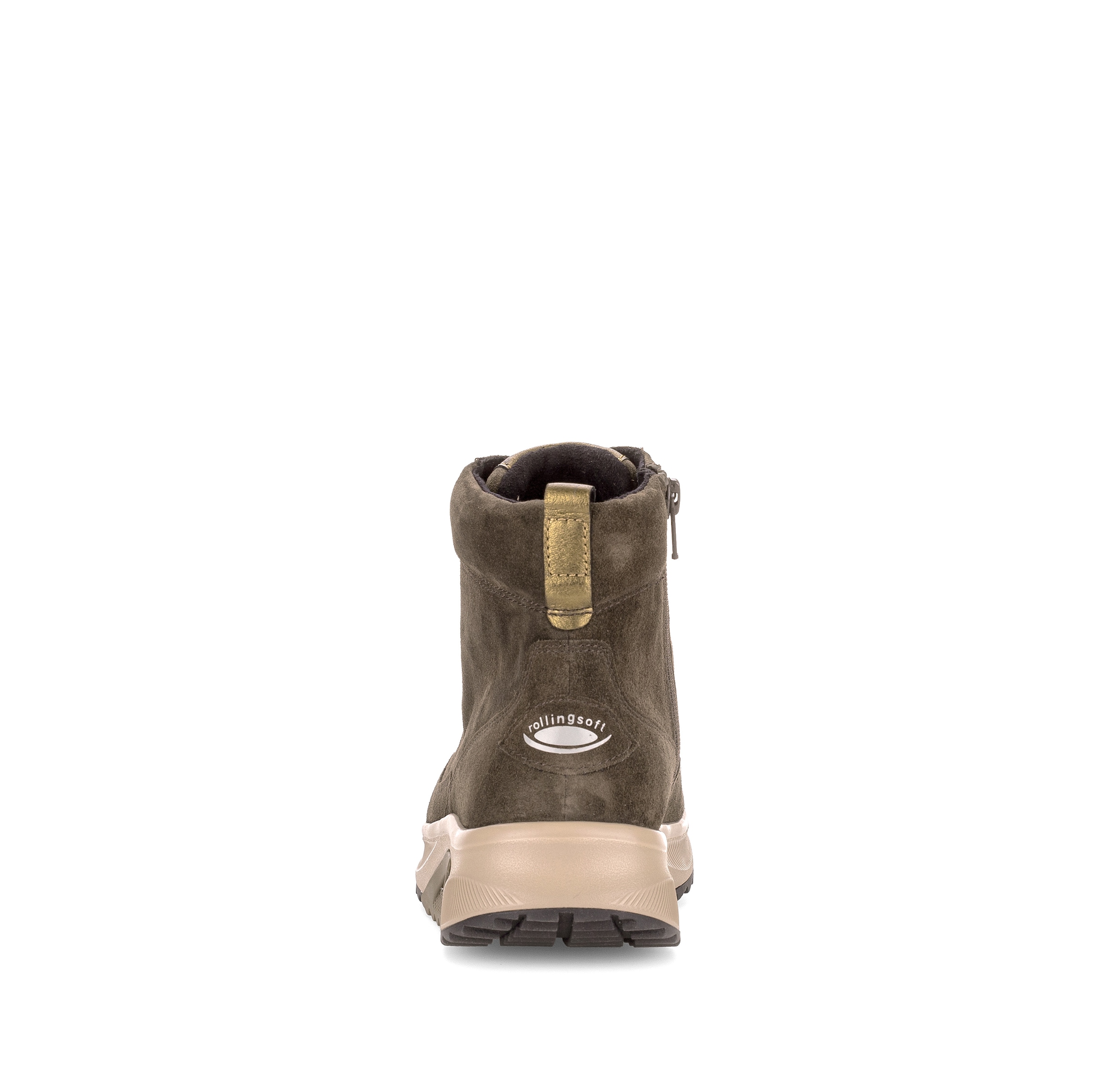rollingsoft Schnürboots  Keilabsatz, High Top-Sneaker mit gepolstertem Schaftrand